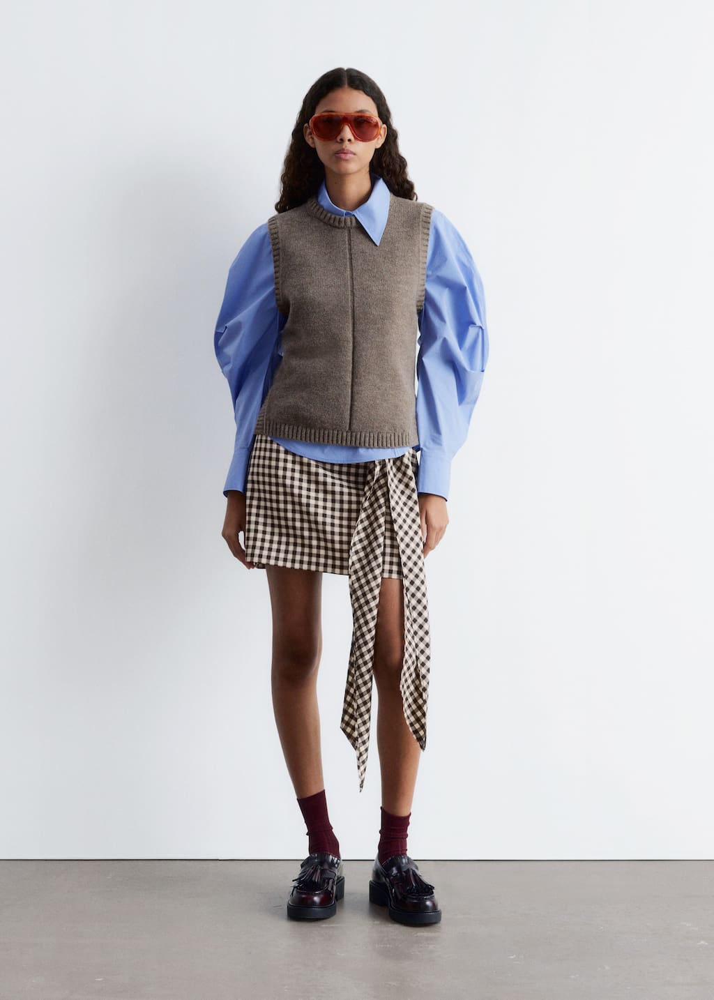 Image of Knitted Sweater Vest
