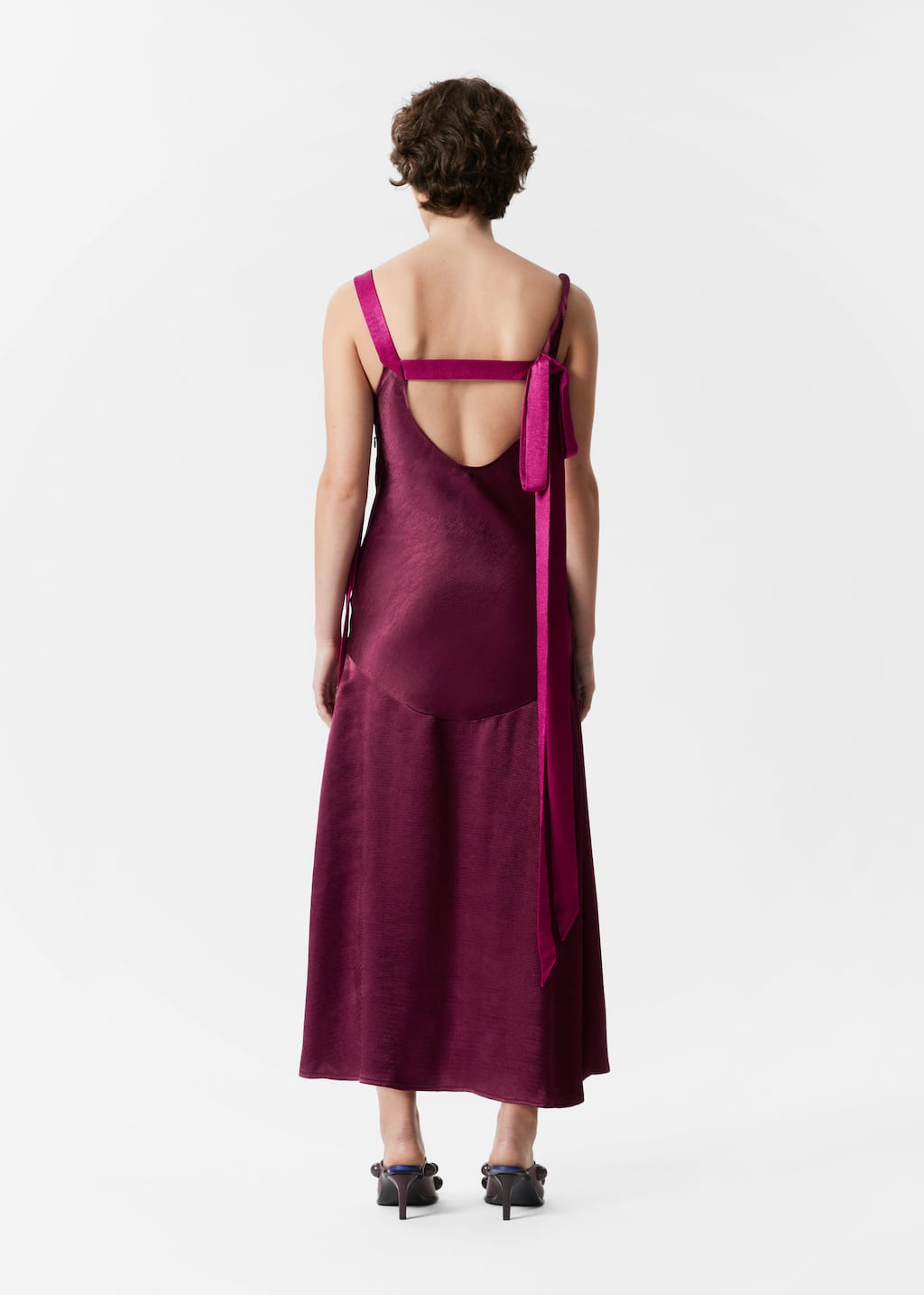 Image of Maxi-Trägerkleid mit Bändern