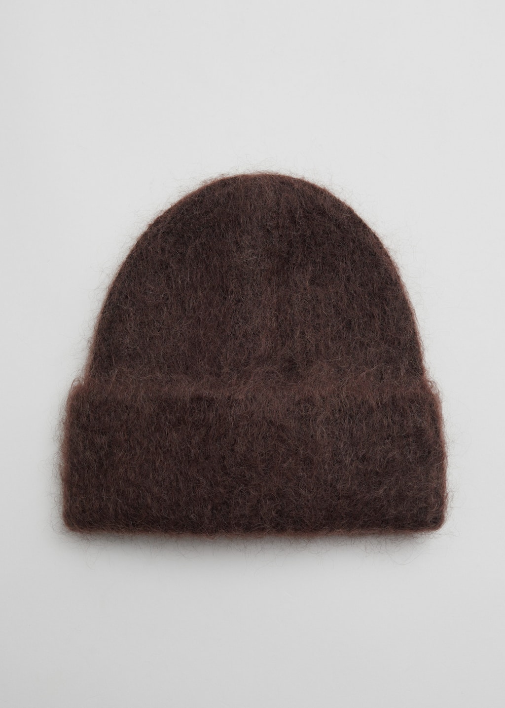 Brushed Mohair-Blend Beanie