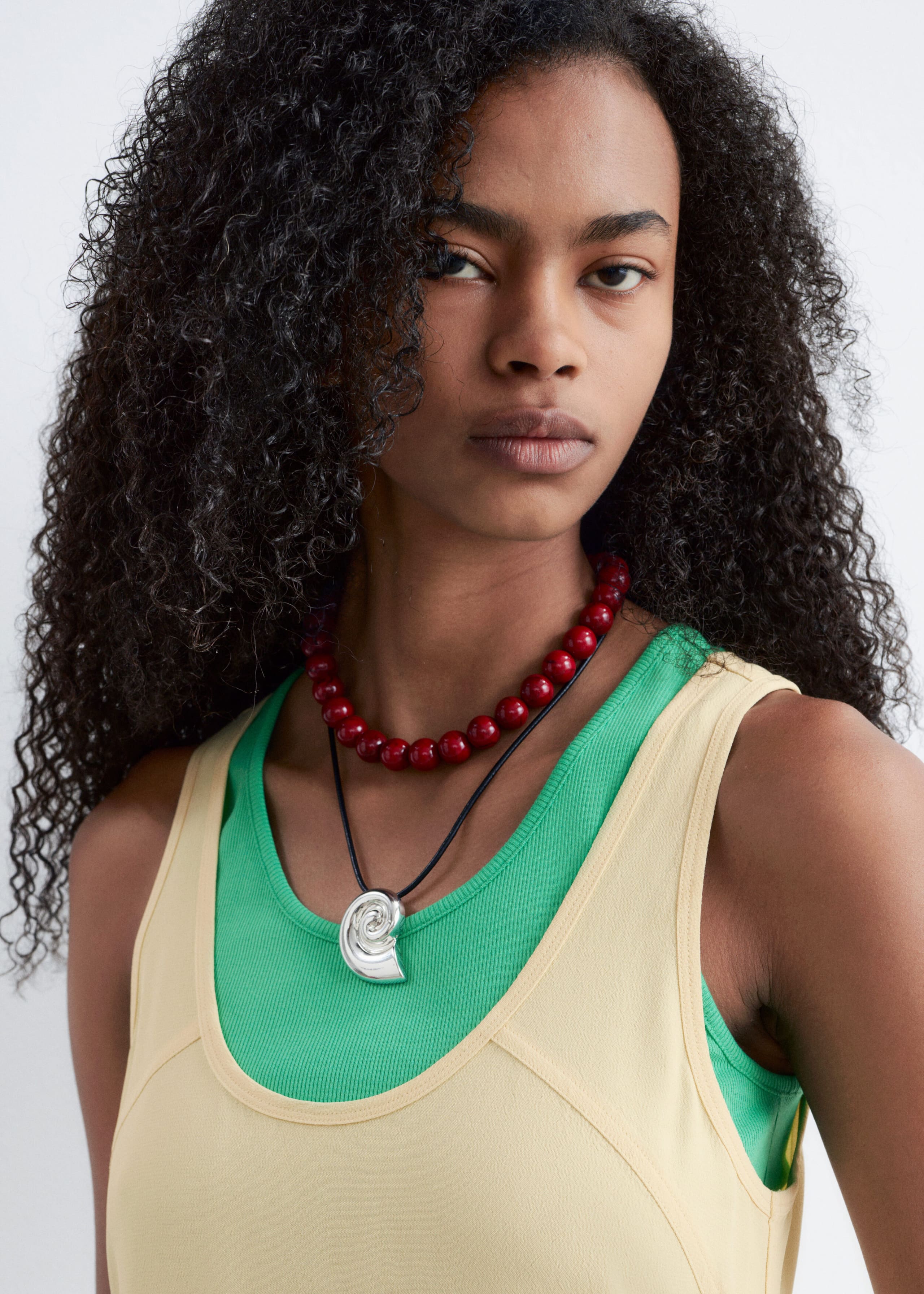 Image of Midikleid mit tiefem Ausschnitt