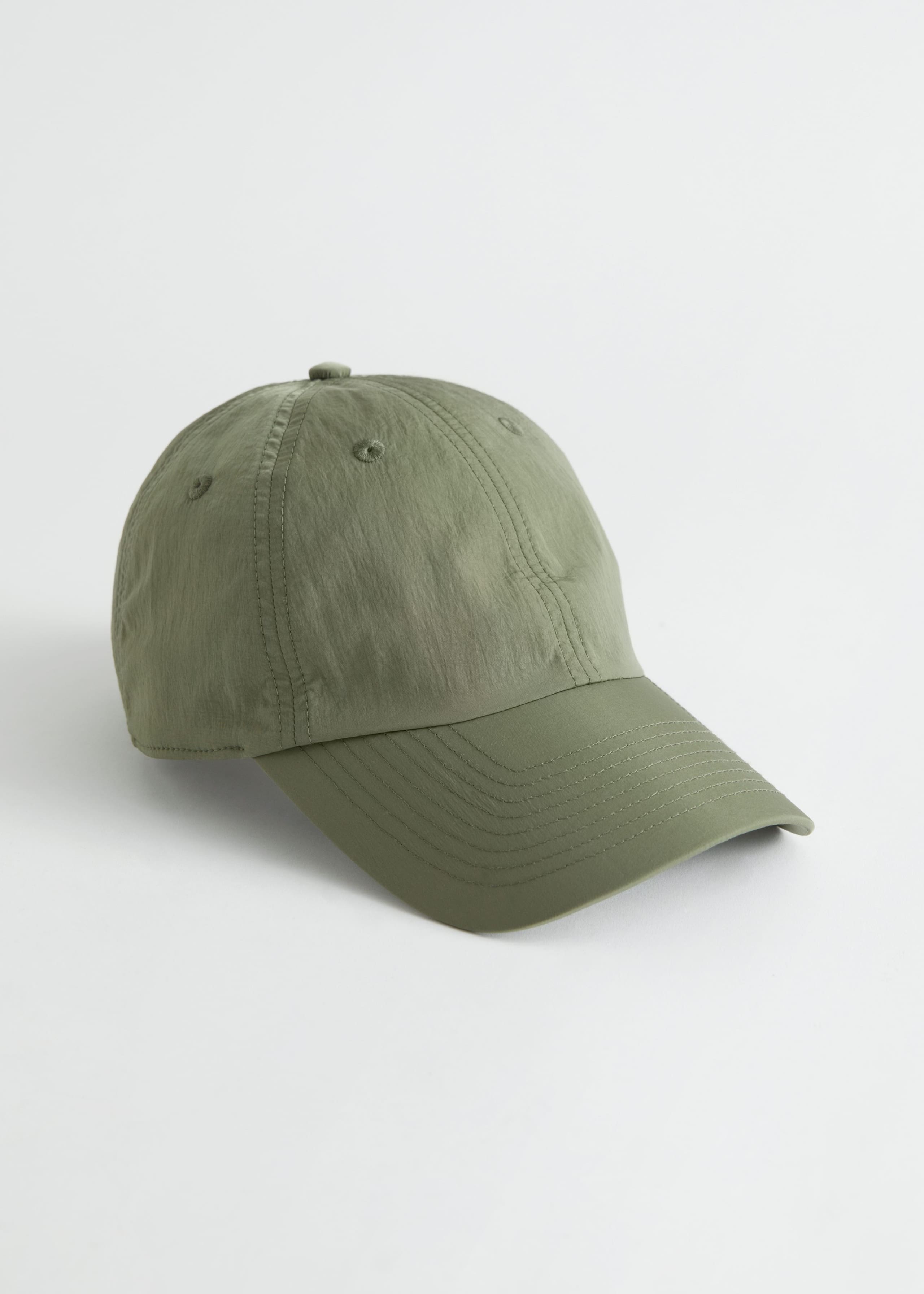 Technical Nylon Baseball Cap - Khaki - Still Life