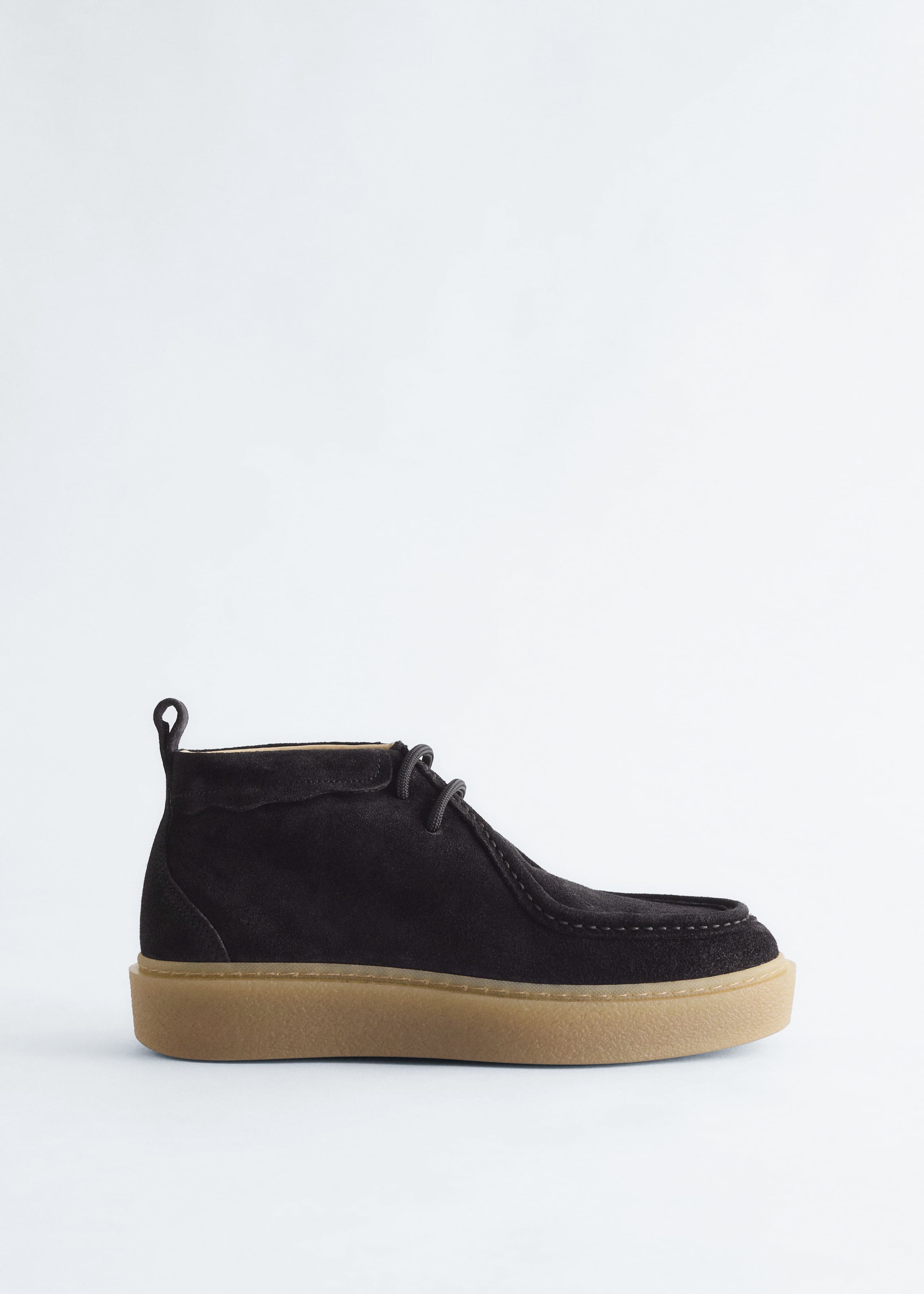 Image of Platform Suede Desert Boots