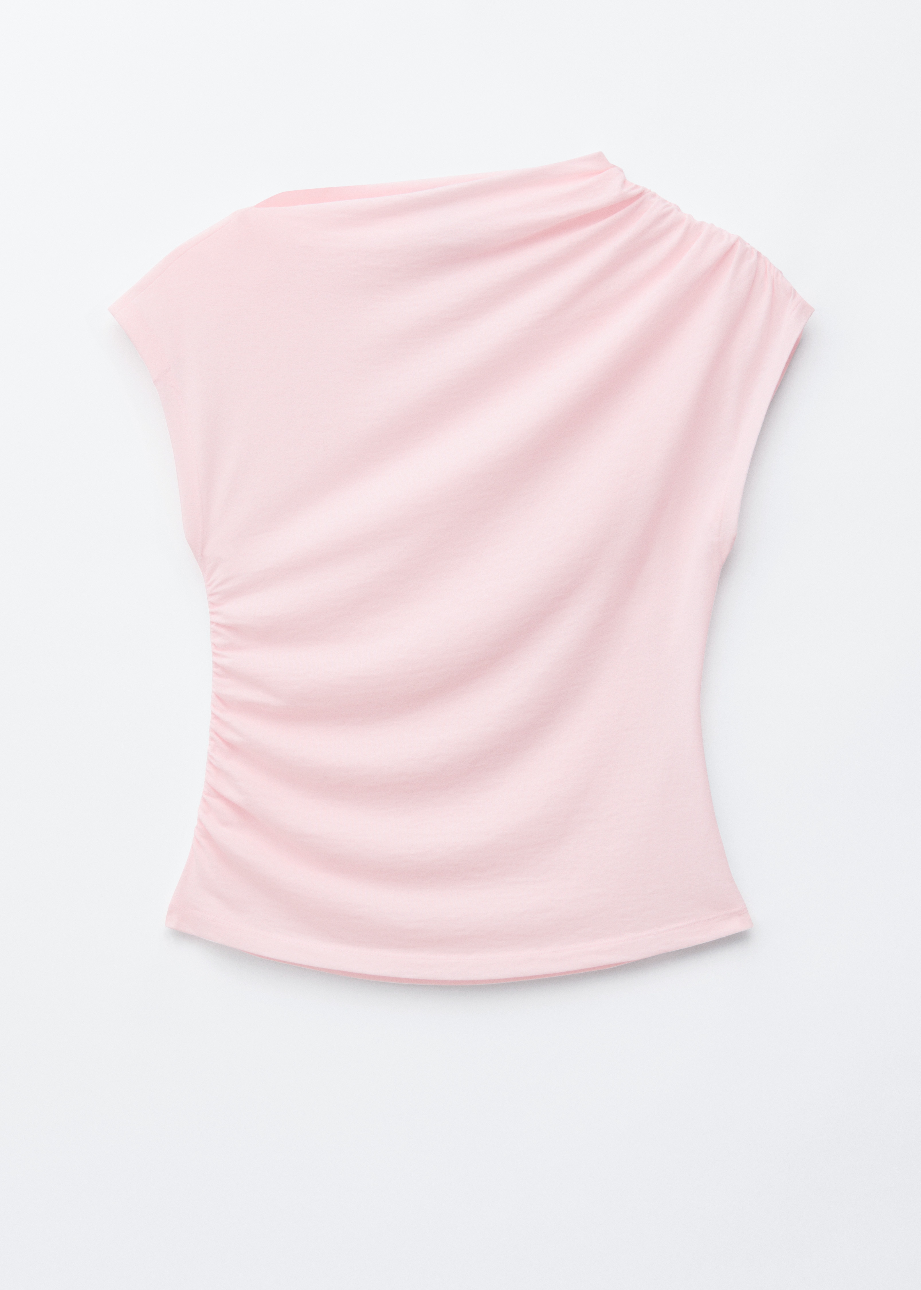 Drapowany dżersejowy top