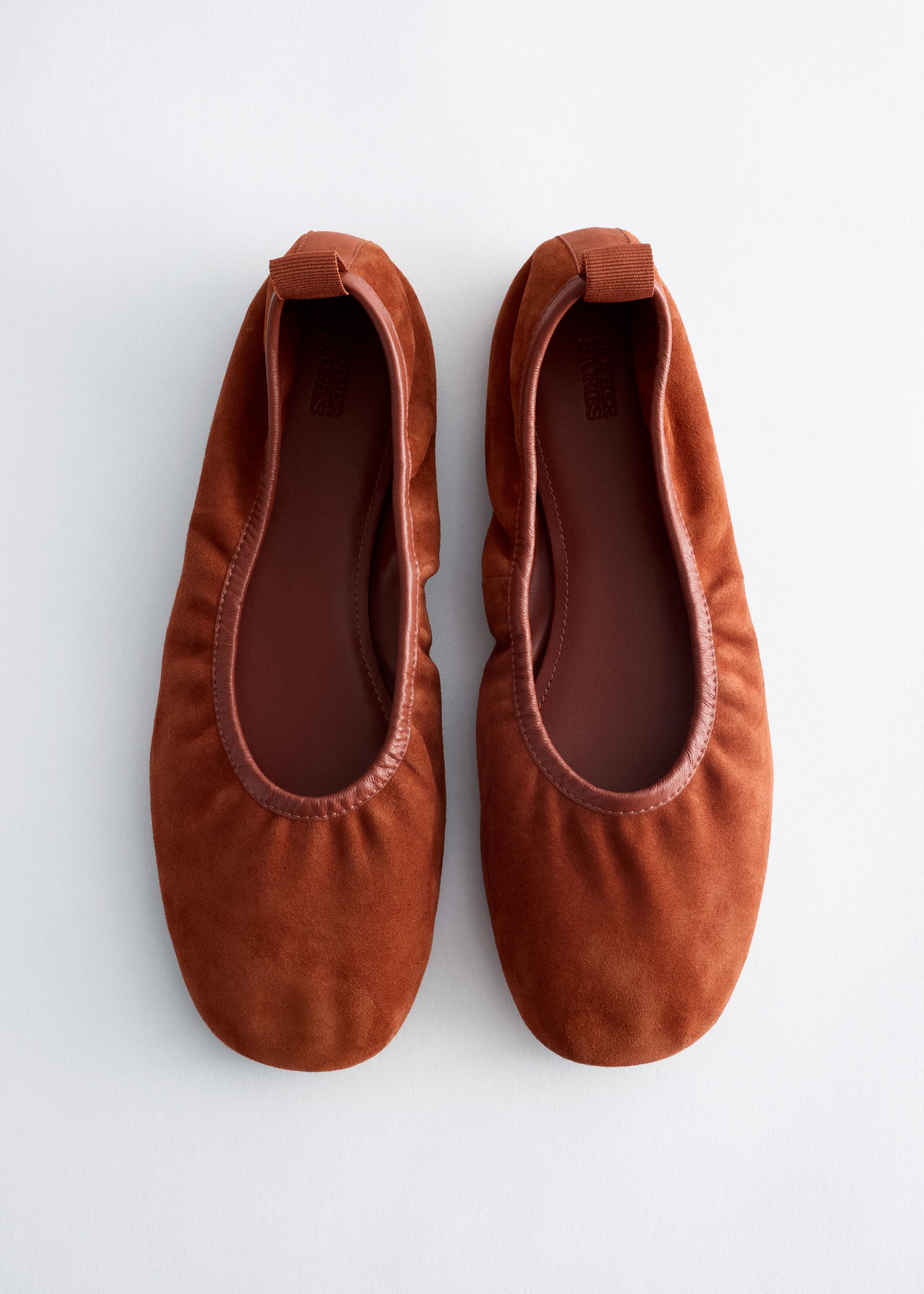 Suede Ballet Flats - {{variantName}} - Descriptive Detail