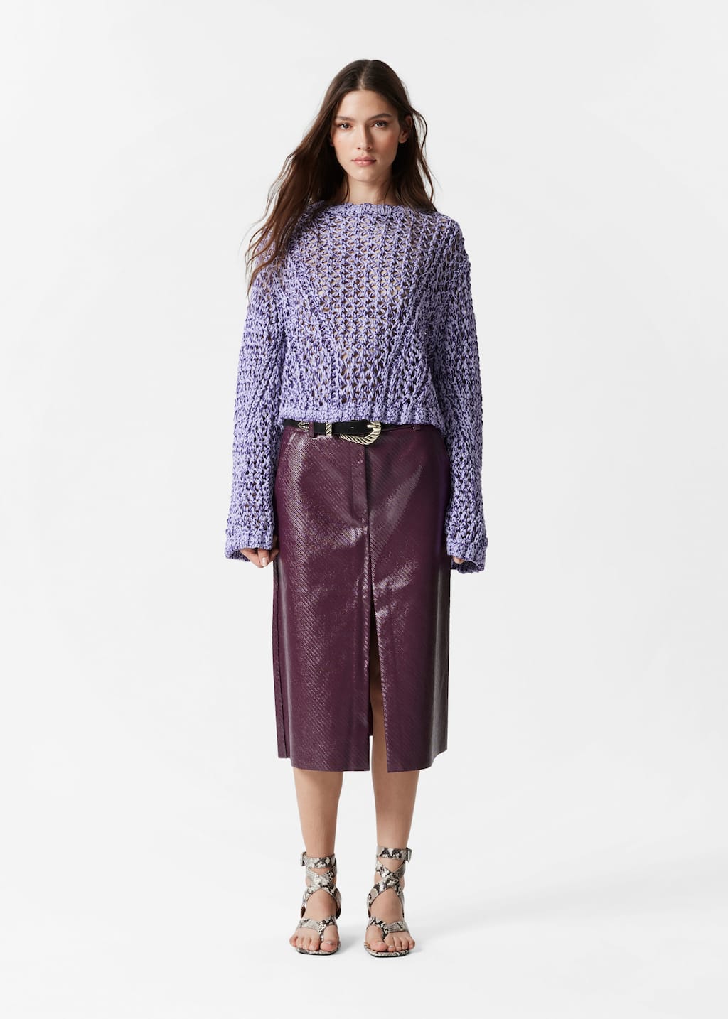Image of Open-Knit Sweater
