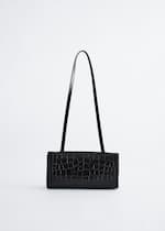 Black/Faux croco