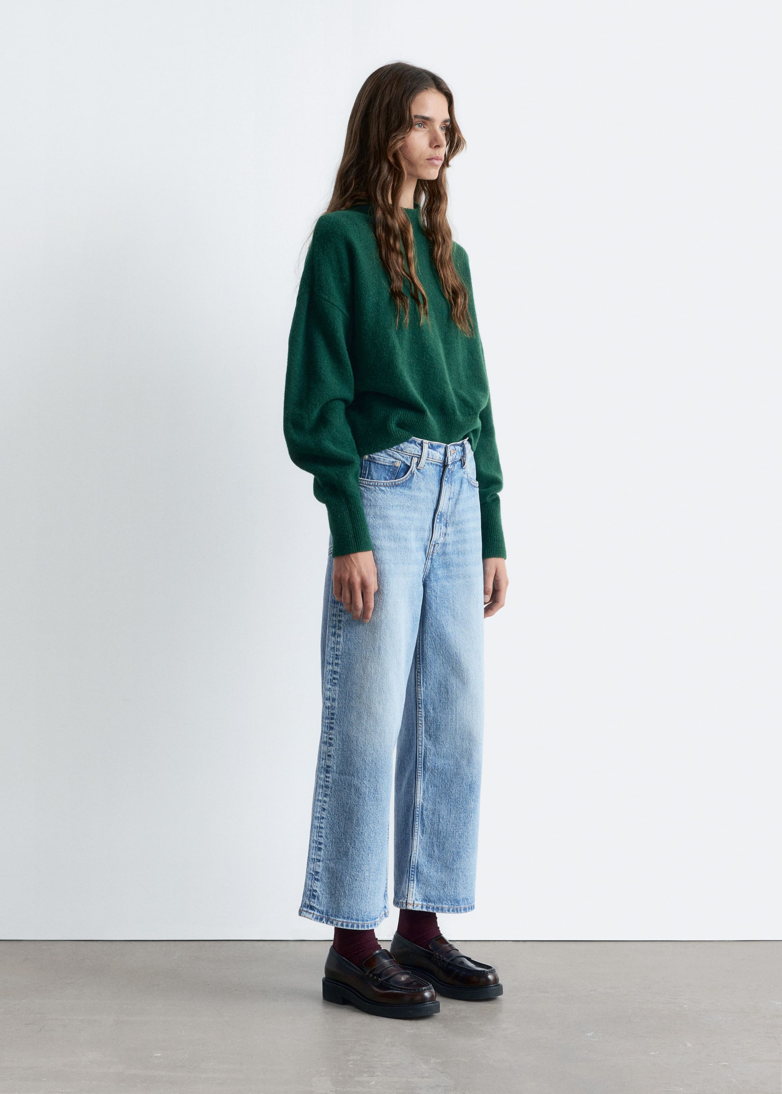 Image of Mock-Neck Sweater