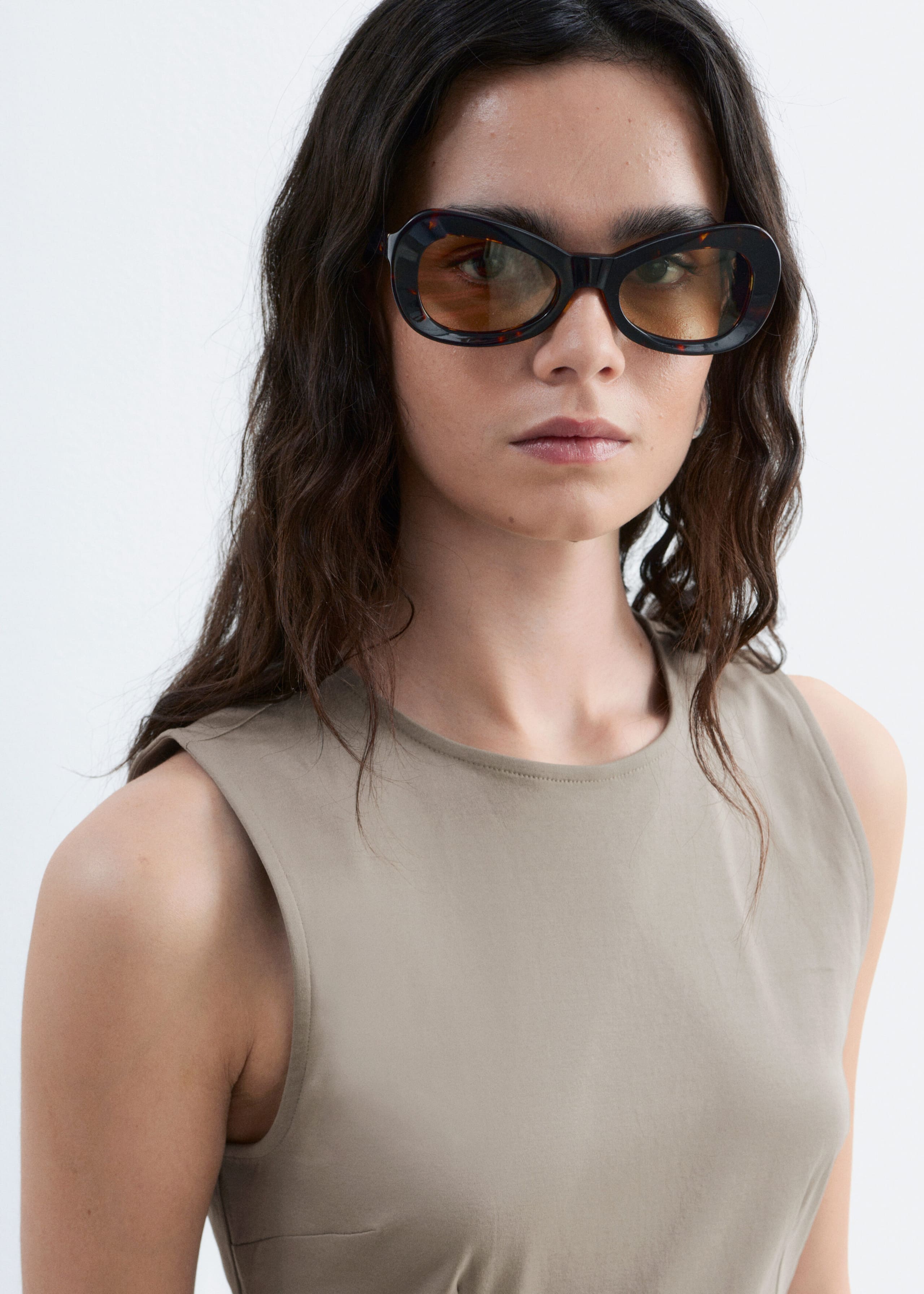 Fitted Cotton Jersey Midi Dress - Mole - Still Life
