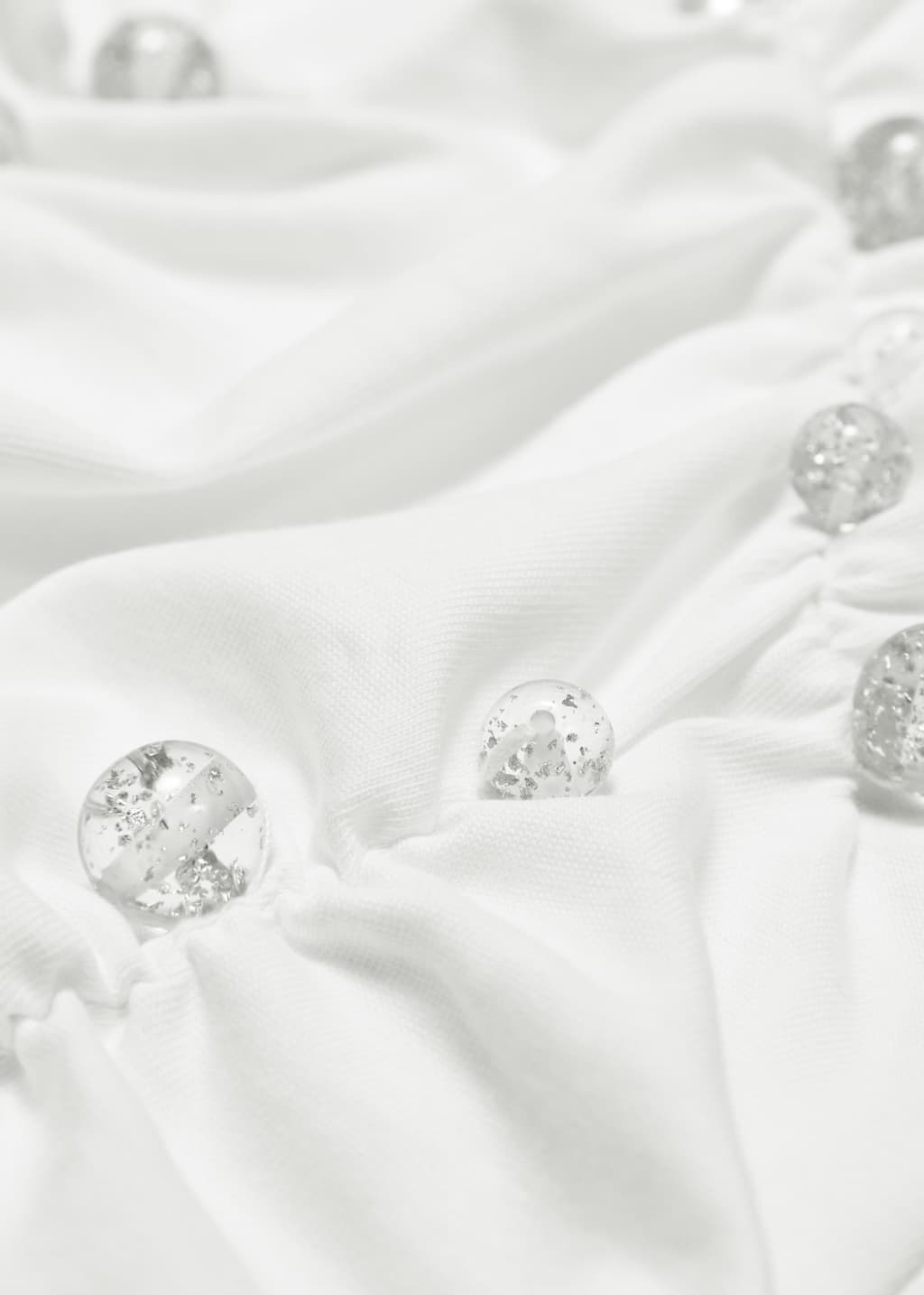 Beaded Off-Shoulder Top - {{variantName}} - Descriptive Detail
