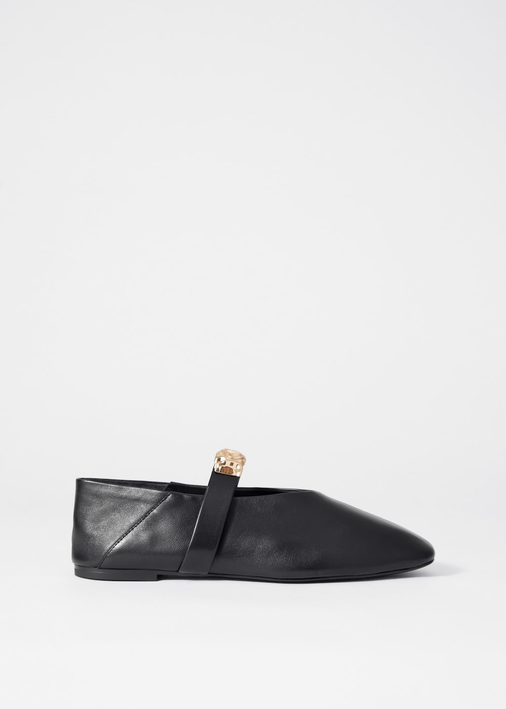 Image of Ballerines en cuir à ornements