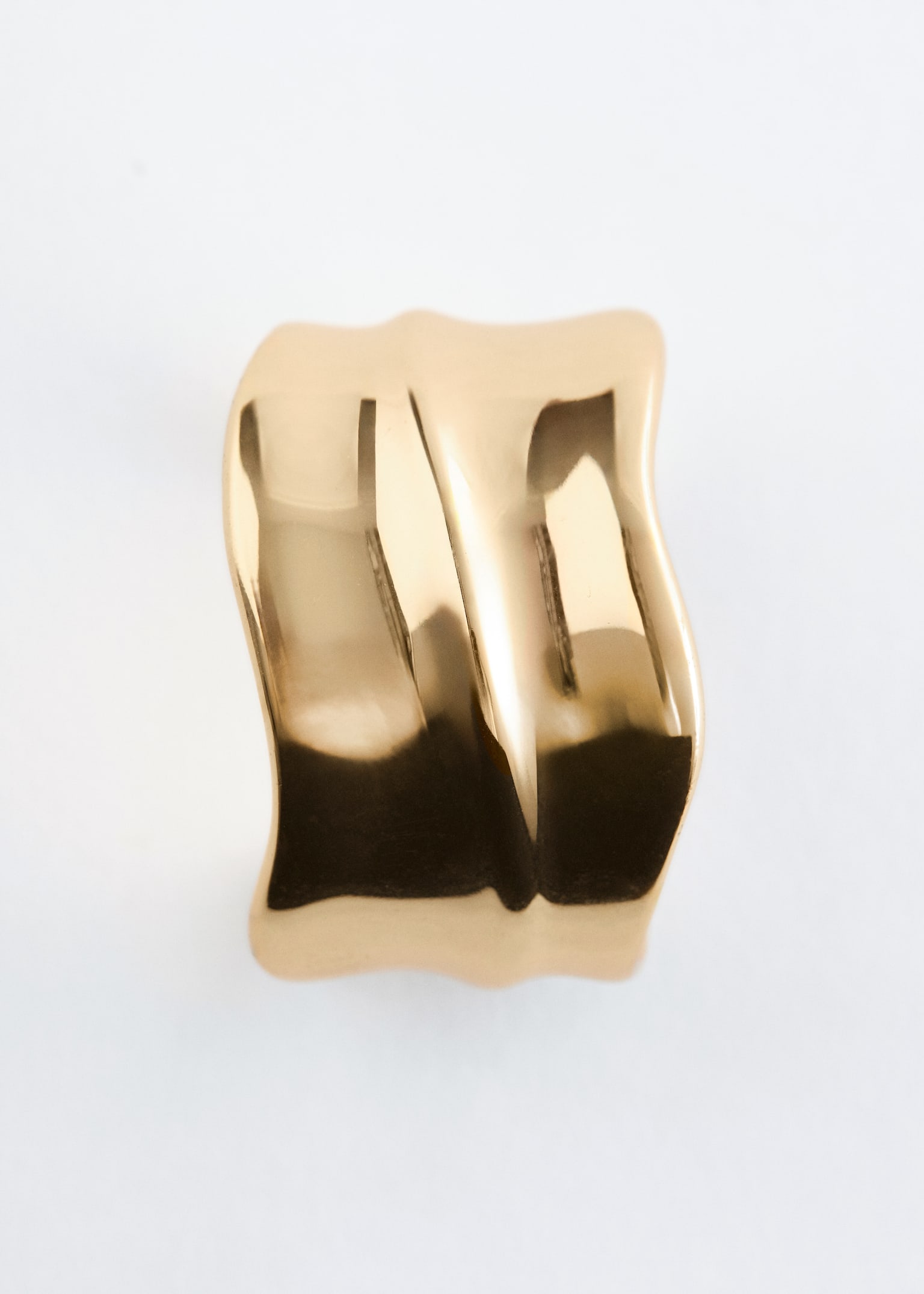 Pulseira ondulada - Dourado - 3
