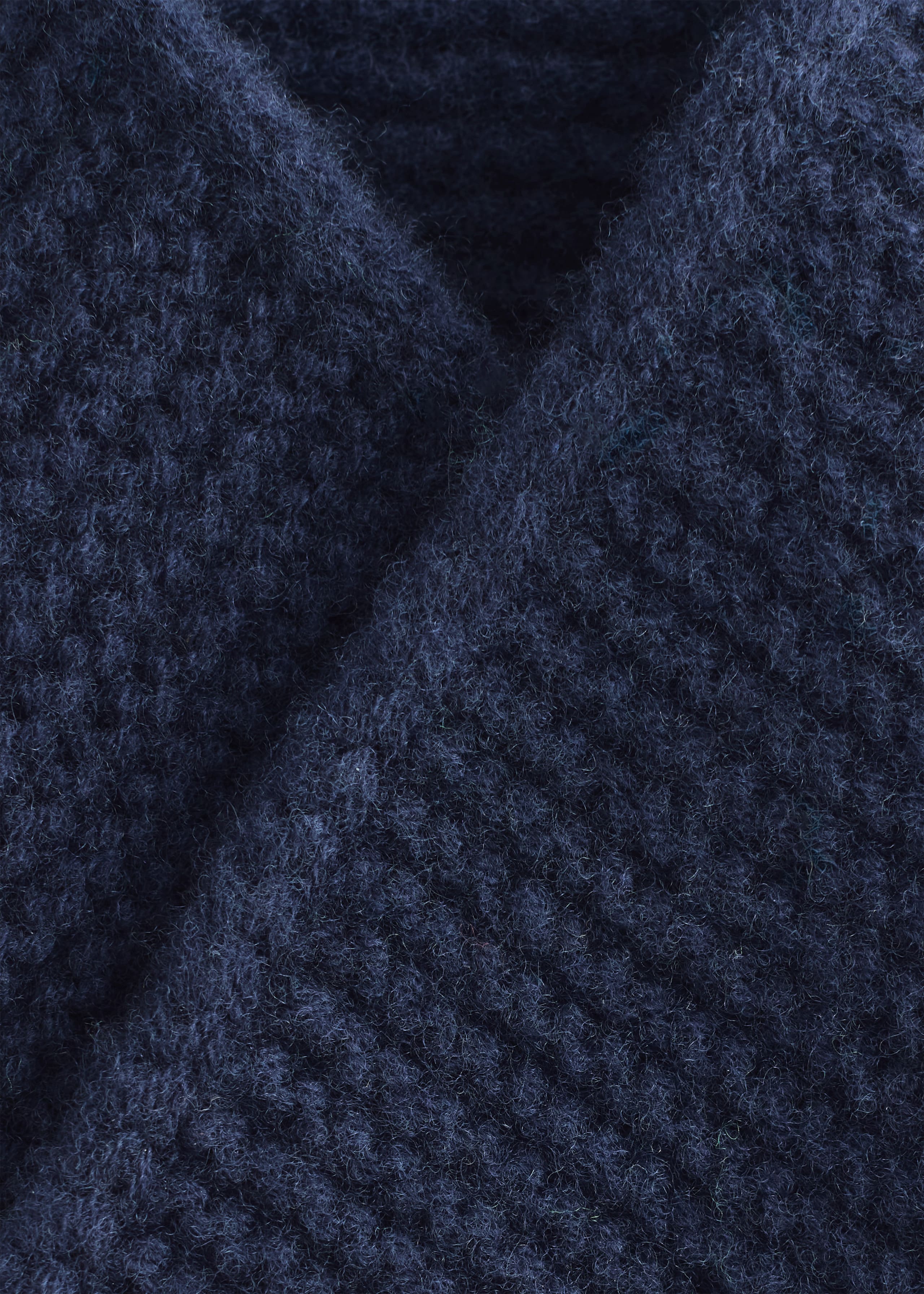 Image of Purl Knit Wool Scarf