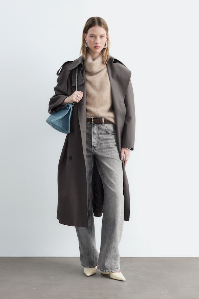 Jeans barrel - Grigio vintage/Blu medio/Azzurro/Nero/Marrone scuro/Crema/Rosso/Avena/Bianco - 1