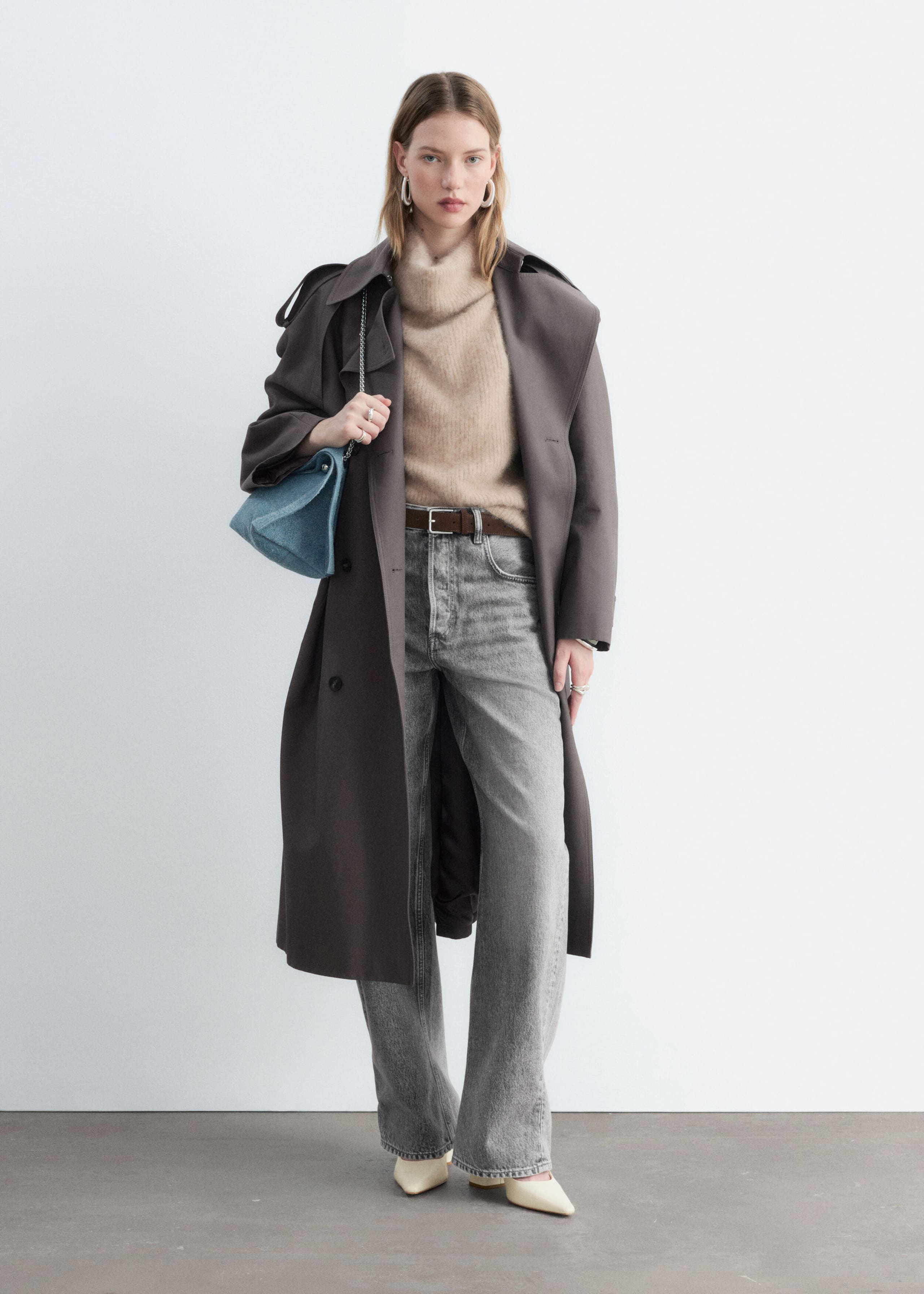 Barrel-Leg Jeans - Vintage Grey - Lookbook