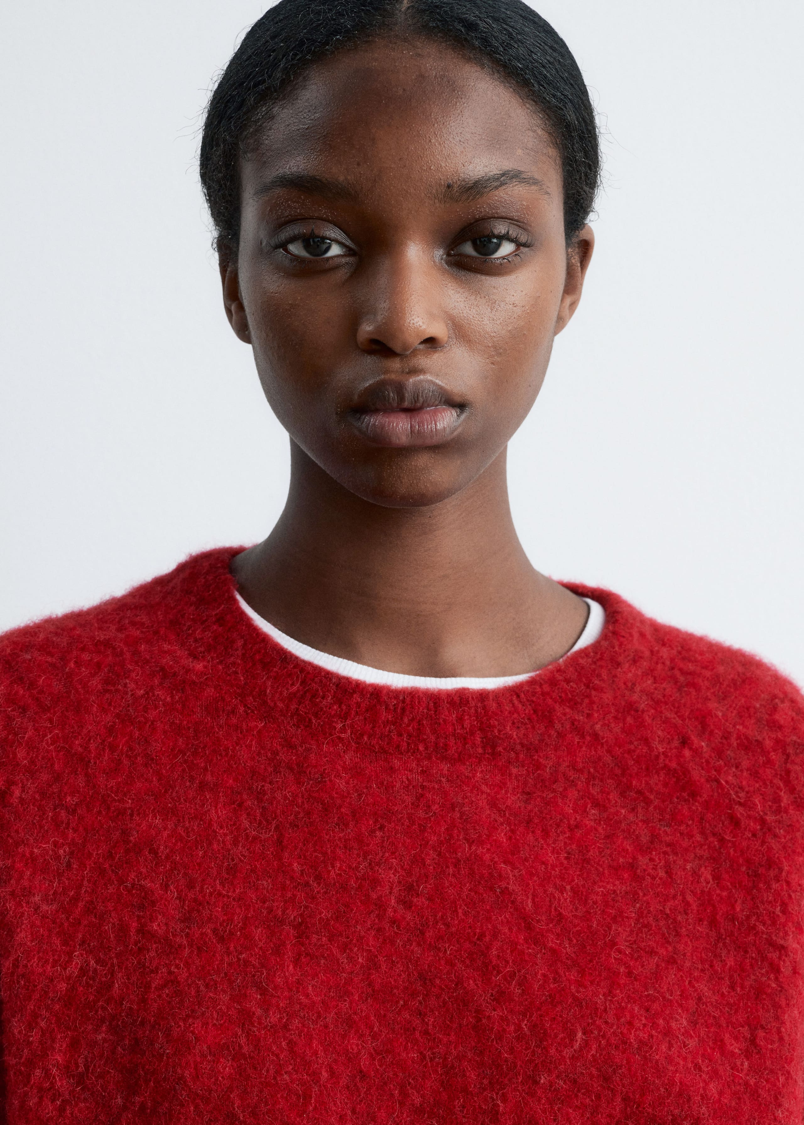 Image of Alpaca-Blend Knitted Top