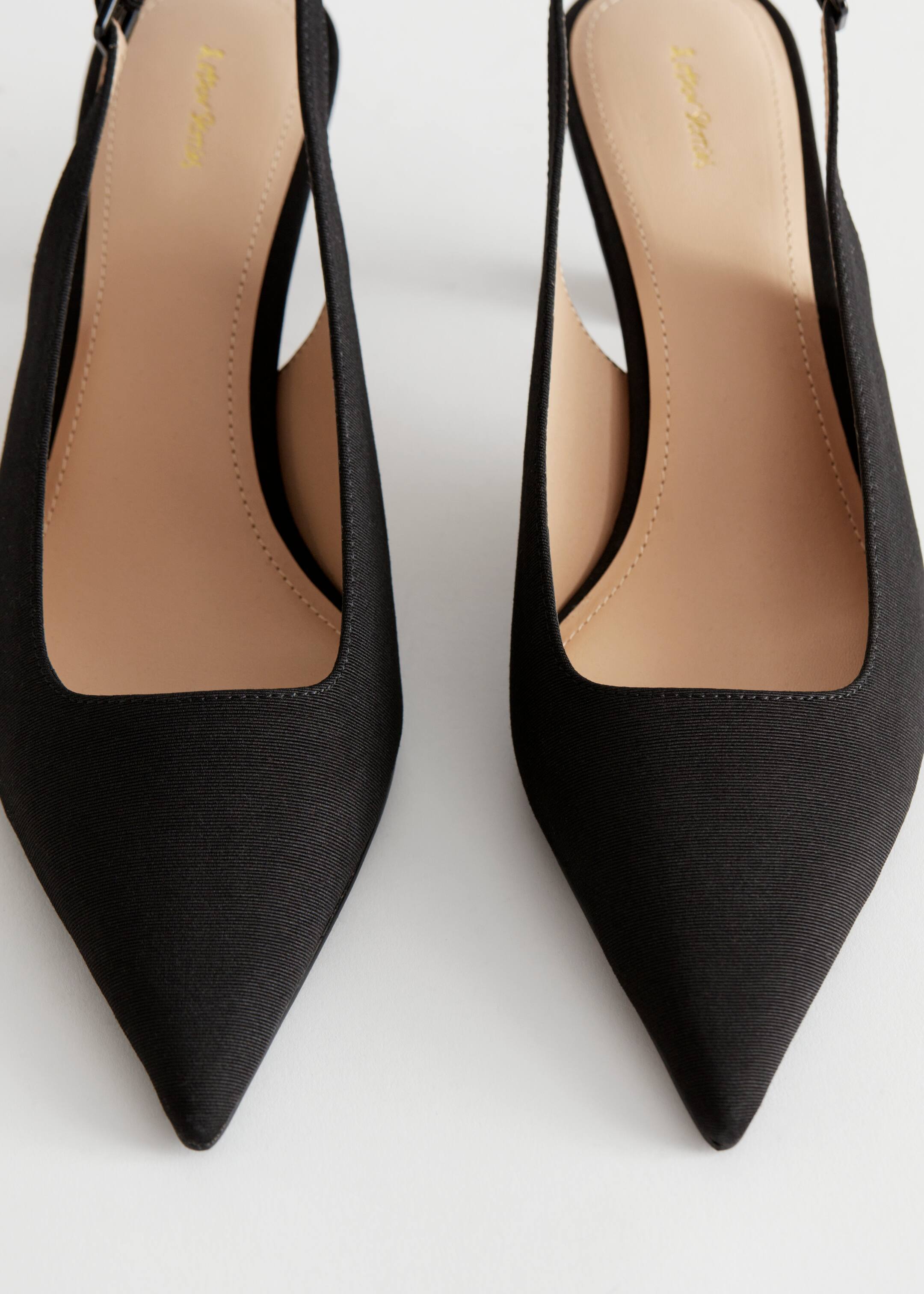View larger image: Pointed Slingback Pumps - Black - Ladies | H&M GB 4