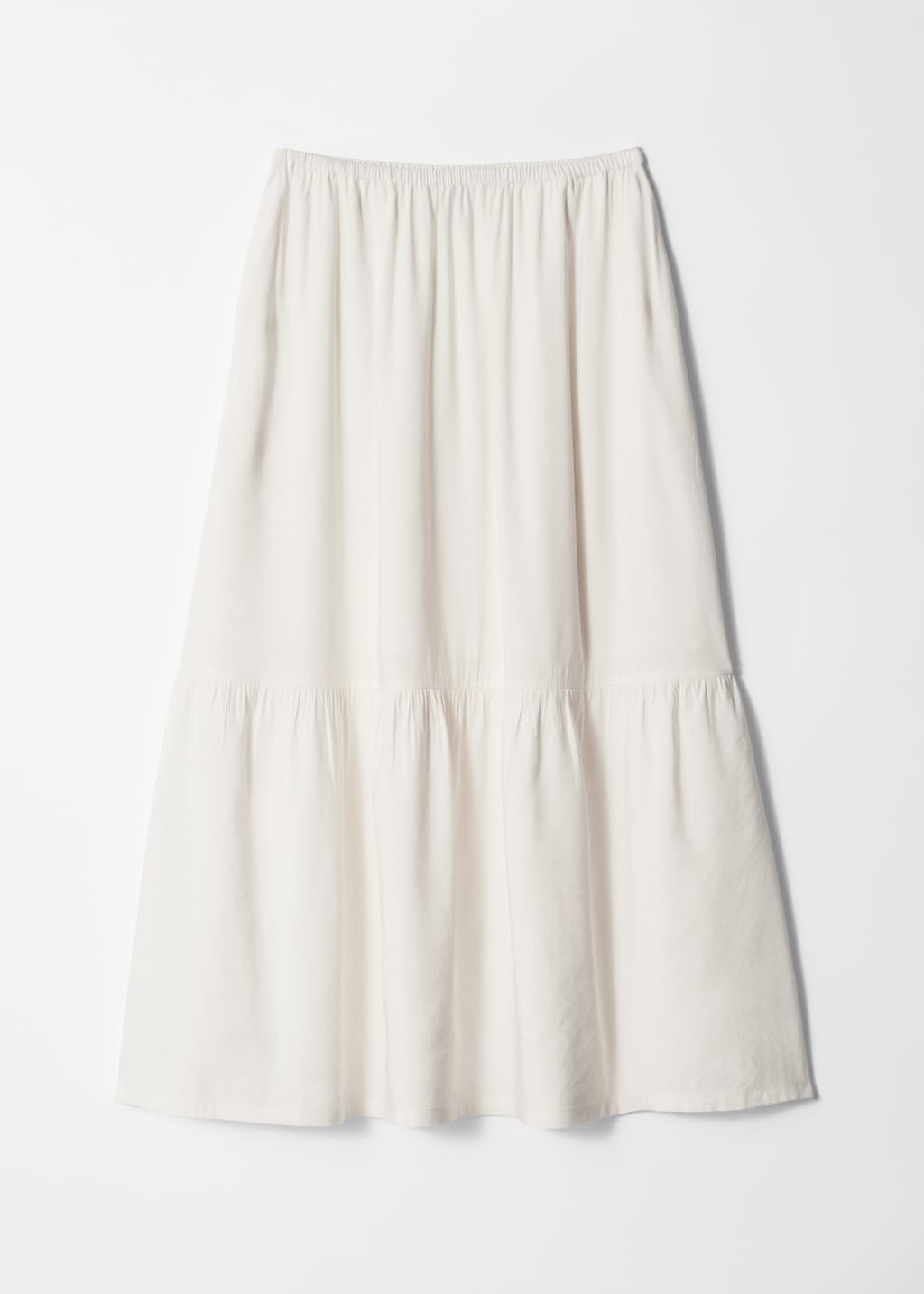 Image of Falda midi escalonada