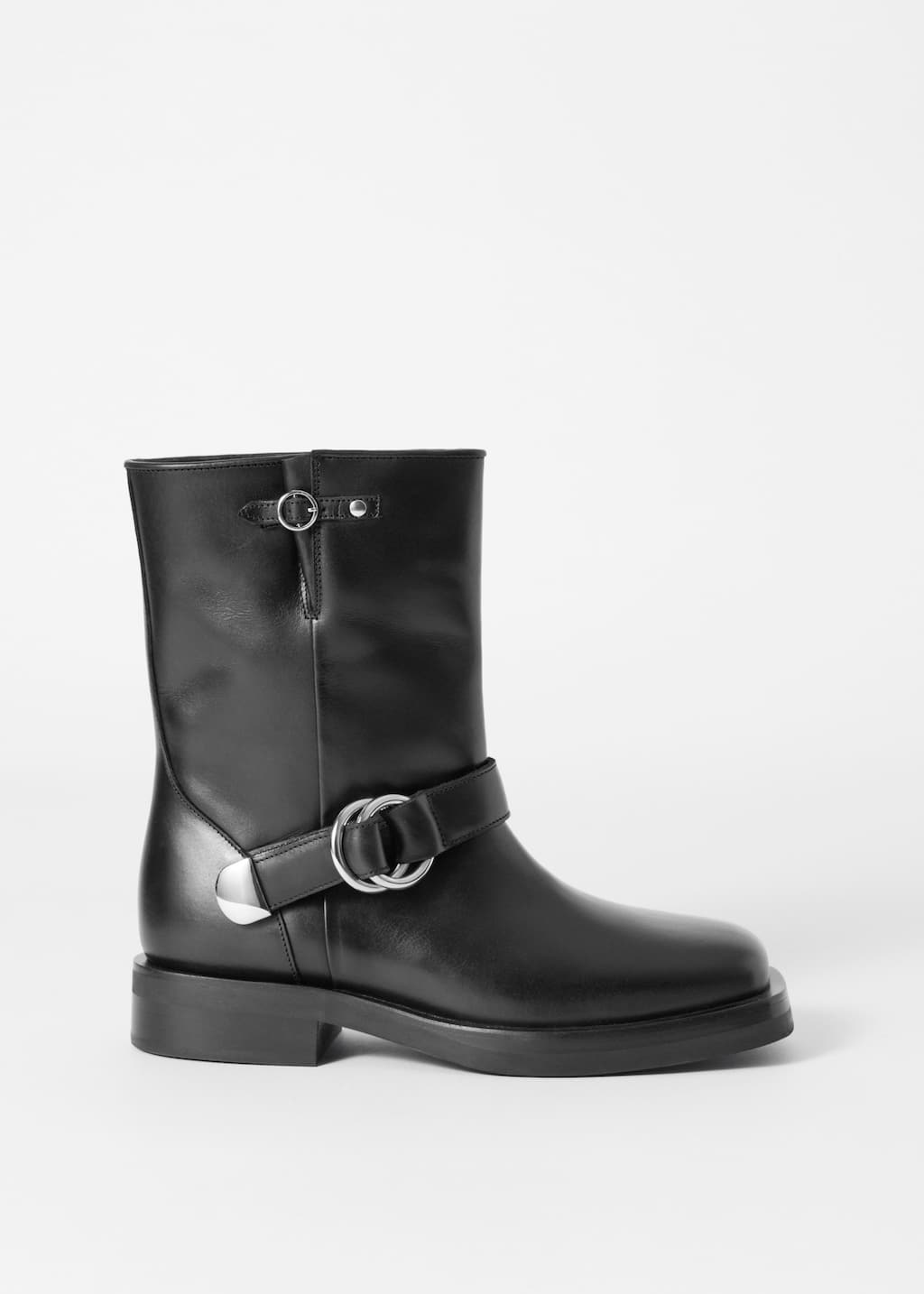 Image of Botas moteras de piel