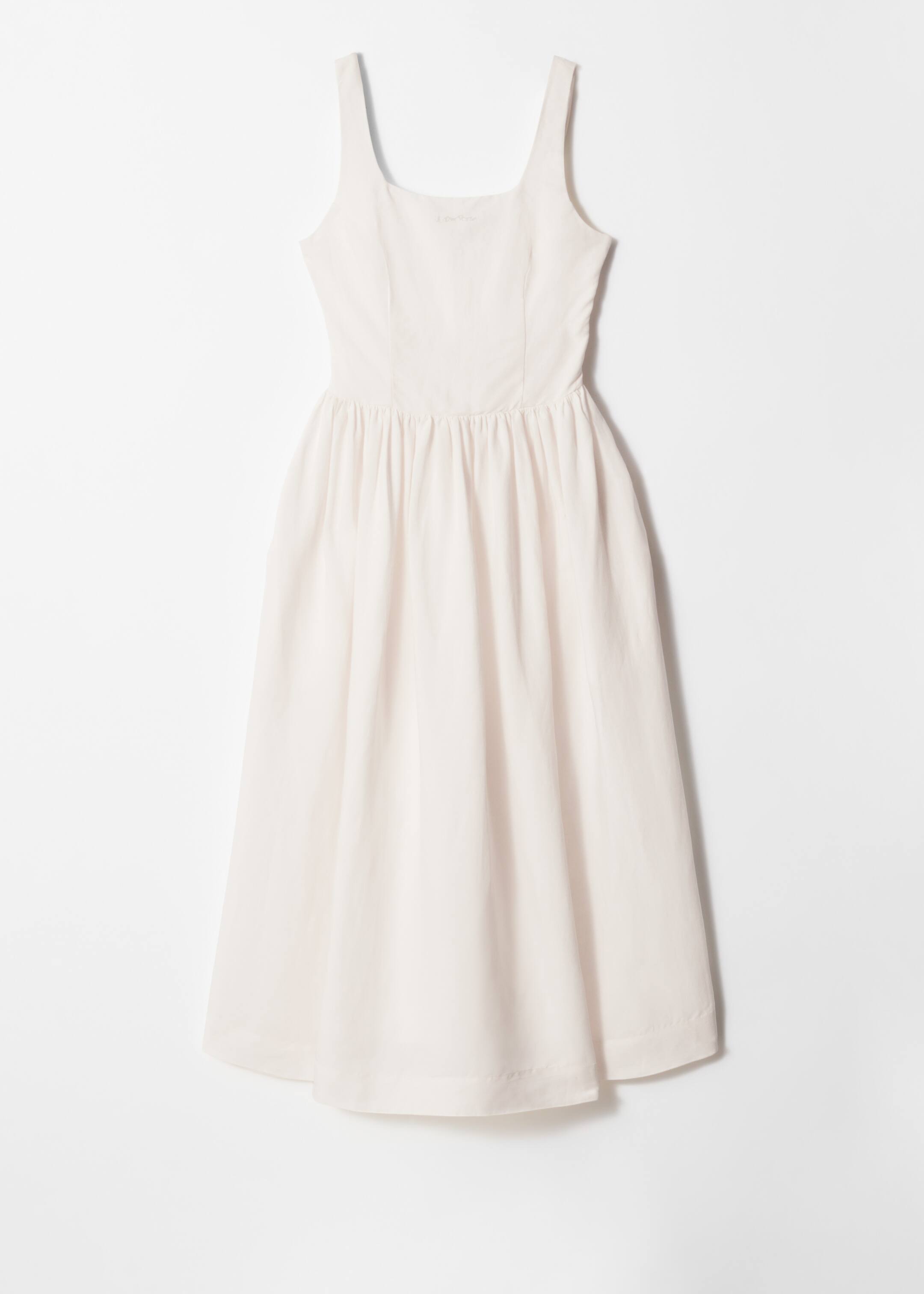 Agrandir l'image: Robe midi évasée - Blanc - FEMME | H&M FR 4