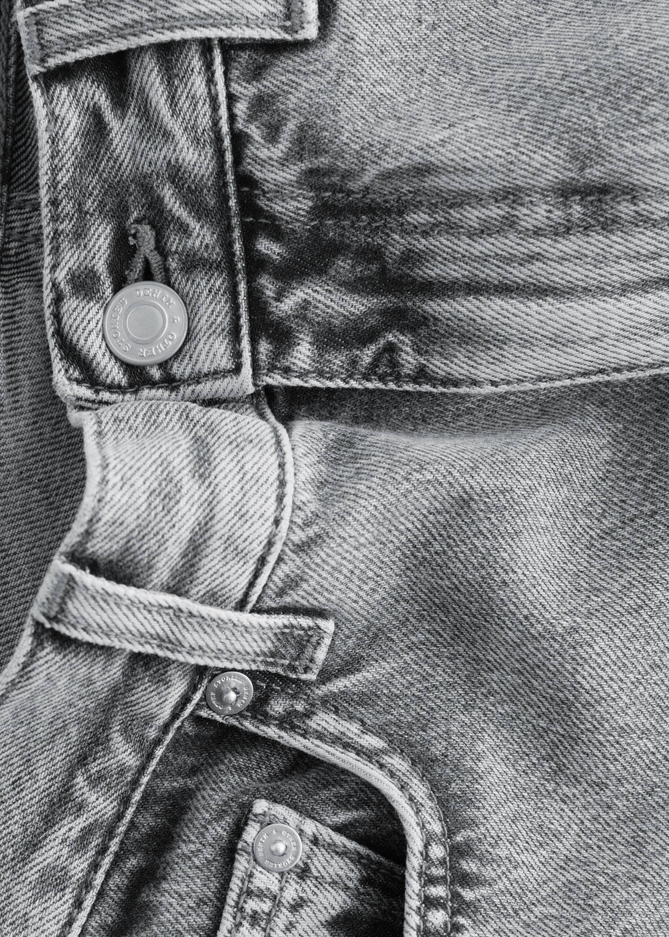 Näytä suurempi kuva: Leveälahkeiset farkut - Vaaleanharmaa - NAISET | H&M FI 3