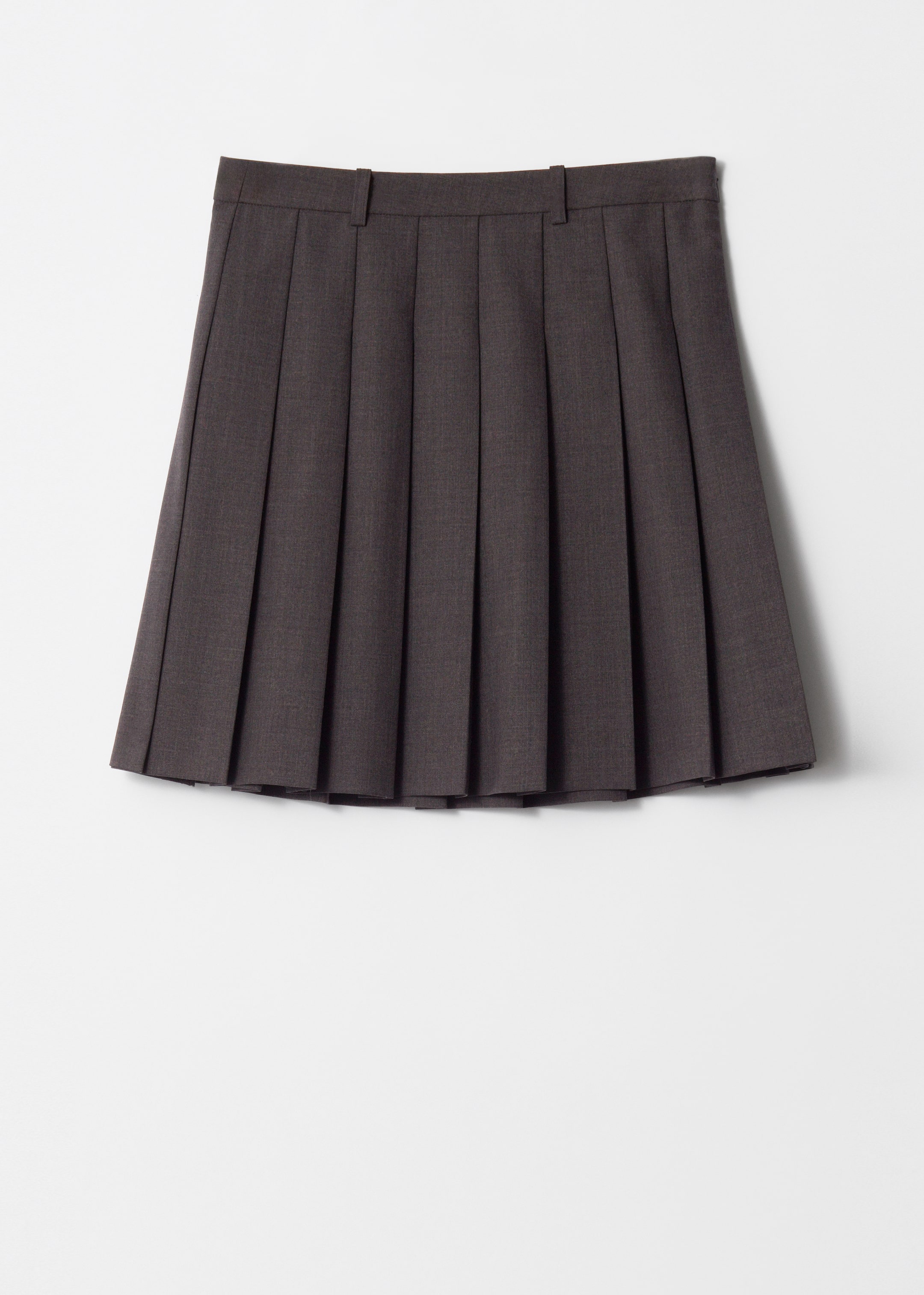 Grösseres Bild ansehen: Plissee-Minirock - Dunkelgrau - DAMEN | H&M CH 1