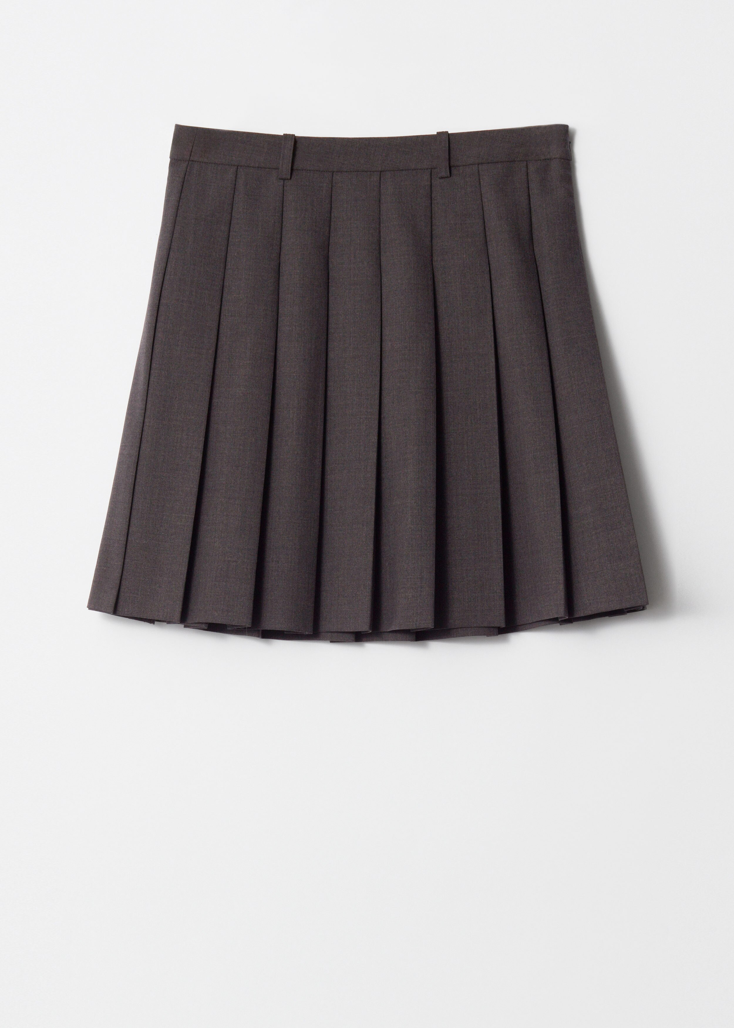 Pleated Mini Skirt - Dark Grey - & Other Stories US