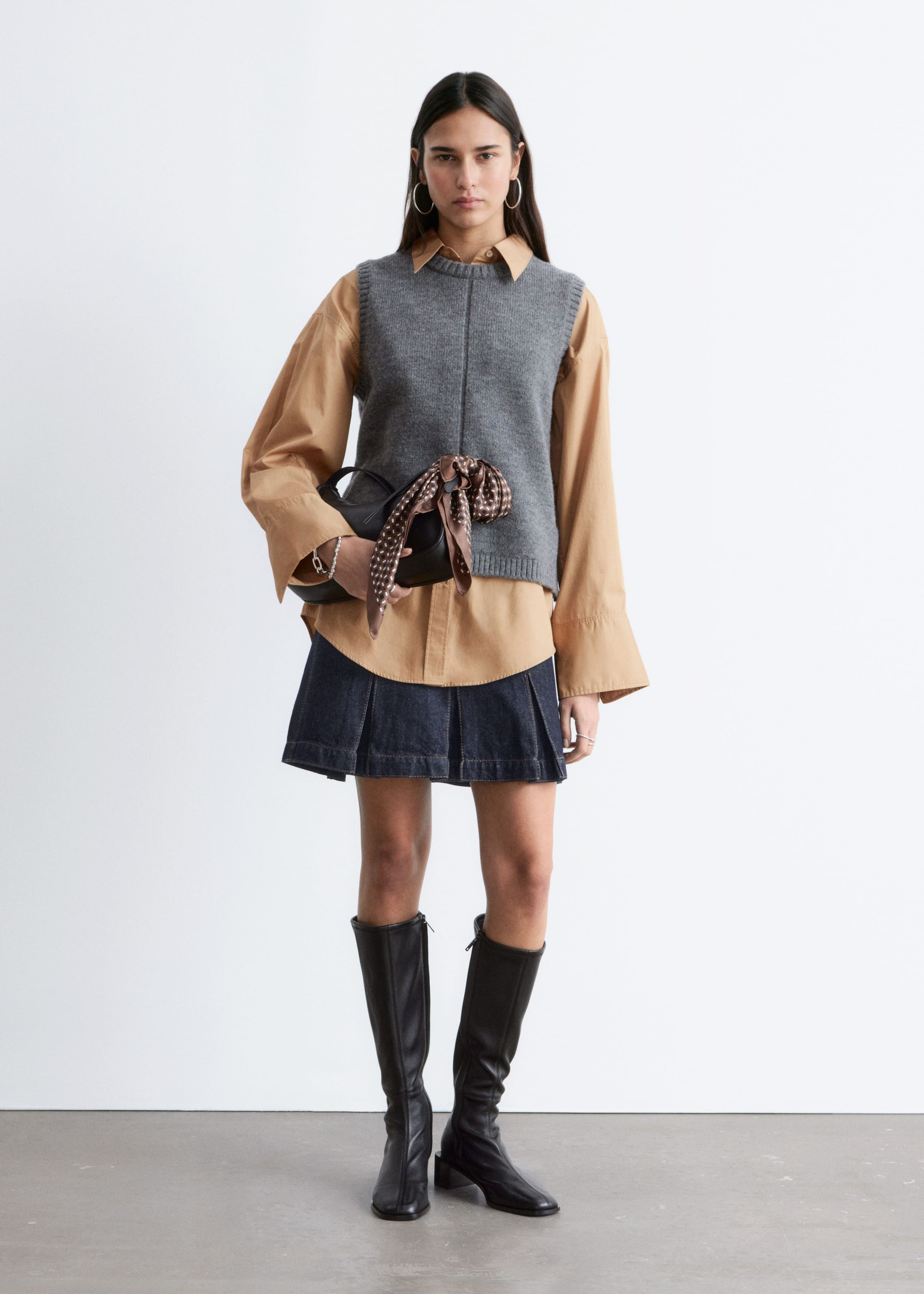 Image of Knitted Sweater Vest