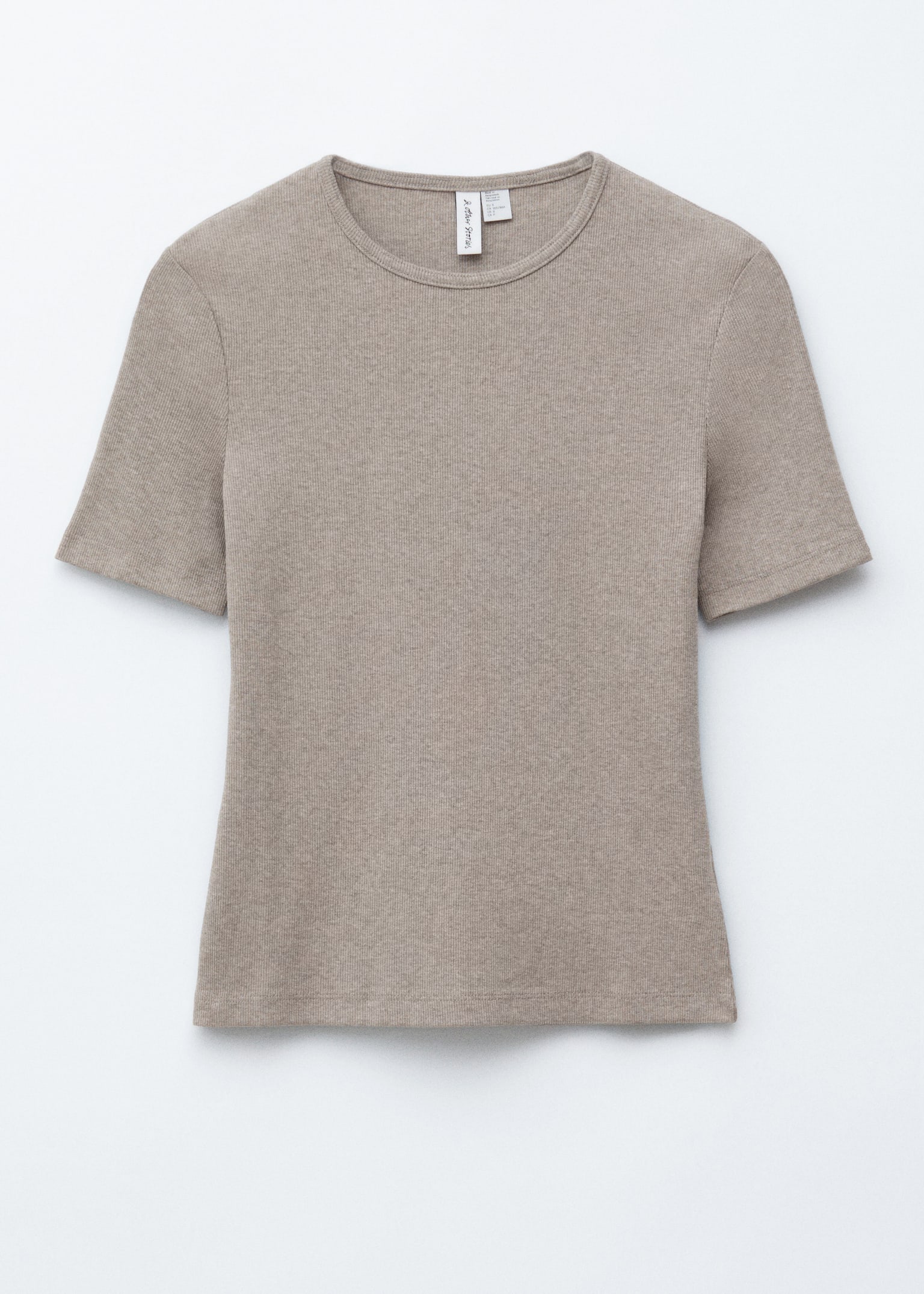T-shirt a coste - Beige/Bianco/Righe blu scuro/bianco/Righe marrone scuro/beige