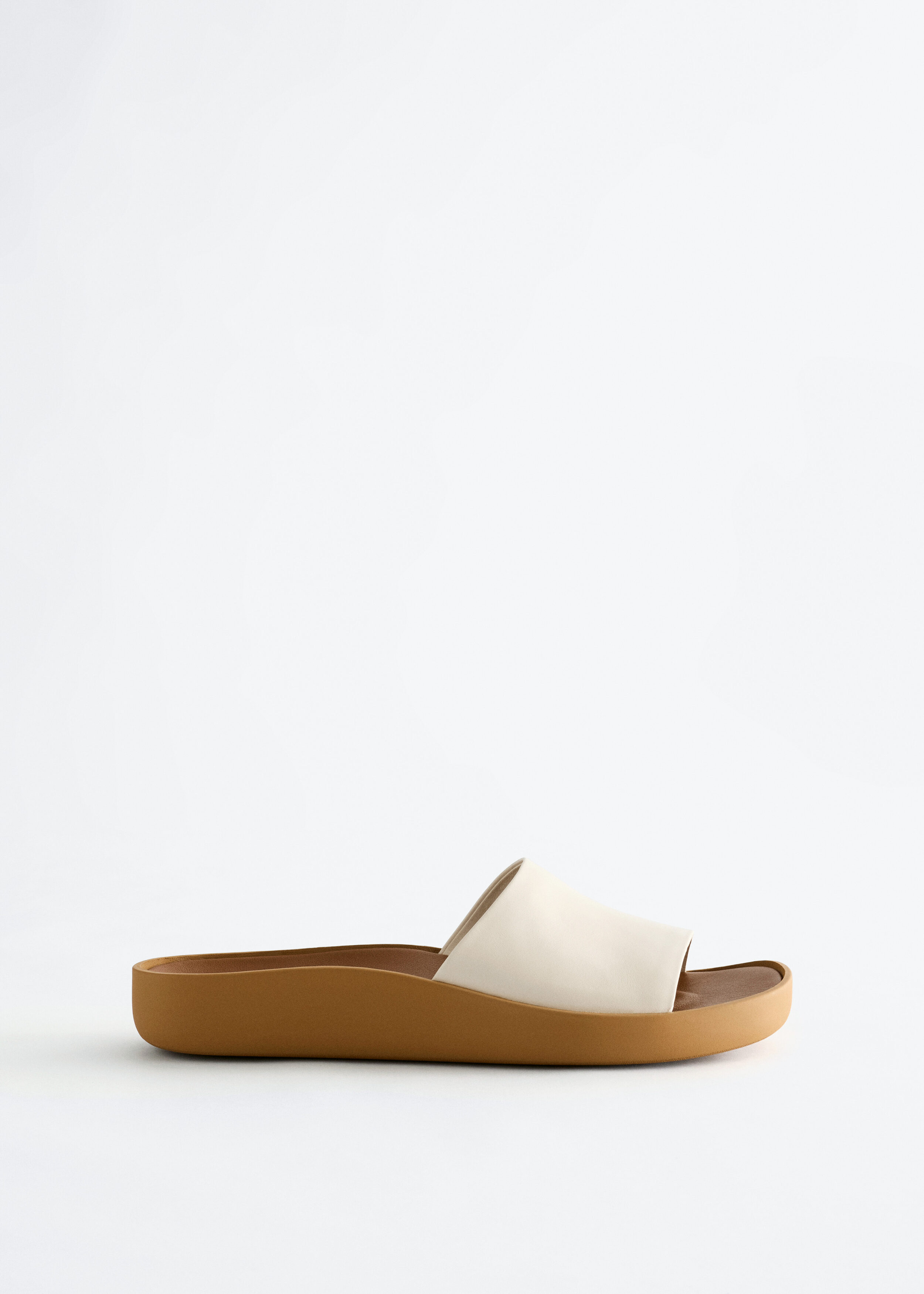 Slip-On Leather Sandals