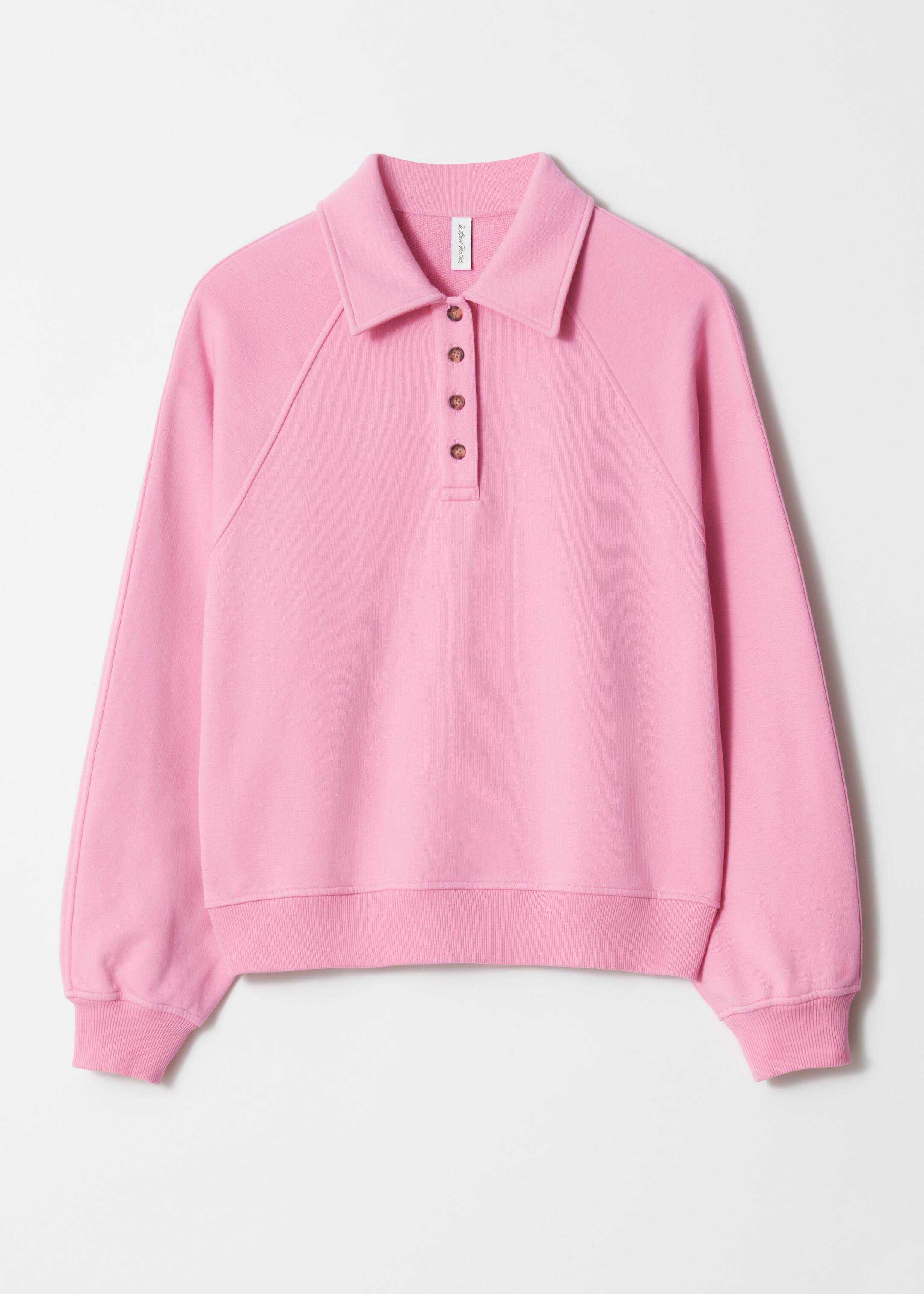 Größeres Bild ansehen: Sweatshirt mit Polokragen - Rosa - Ladies | H&M DE 1