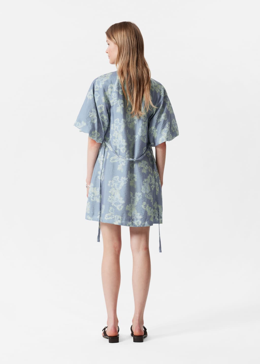 Image of Puff-Sleeve Mini Dress