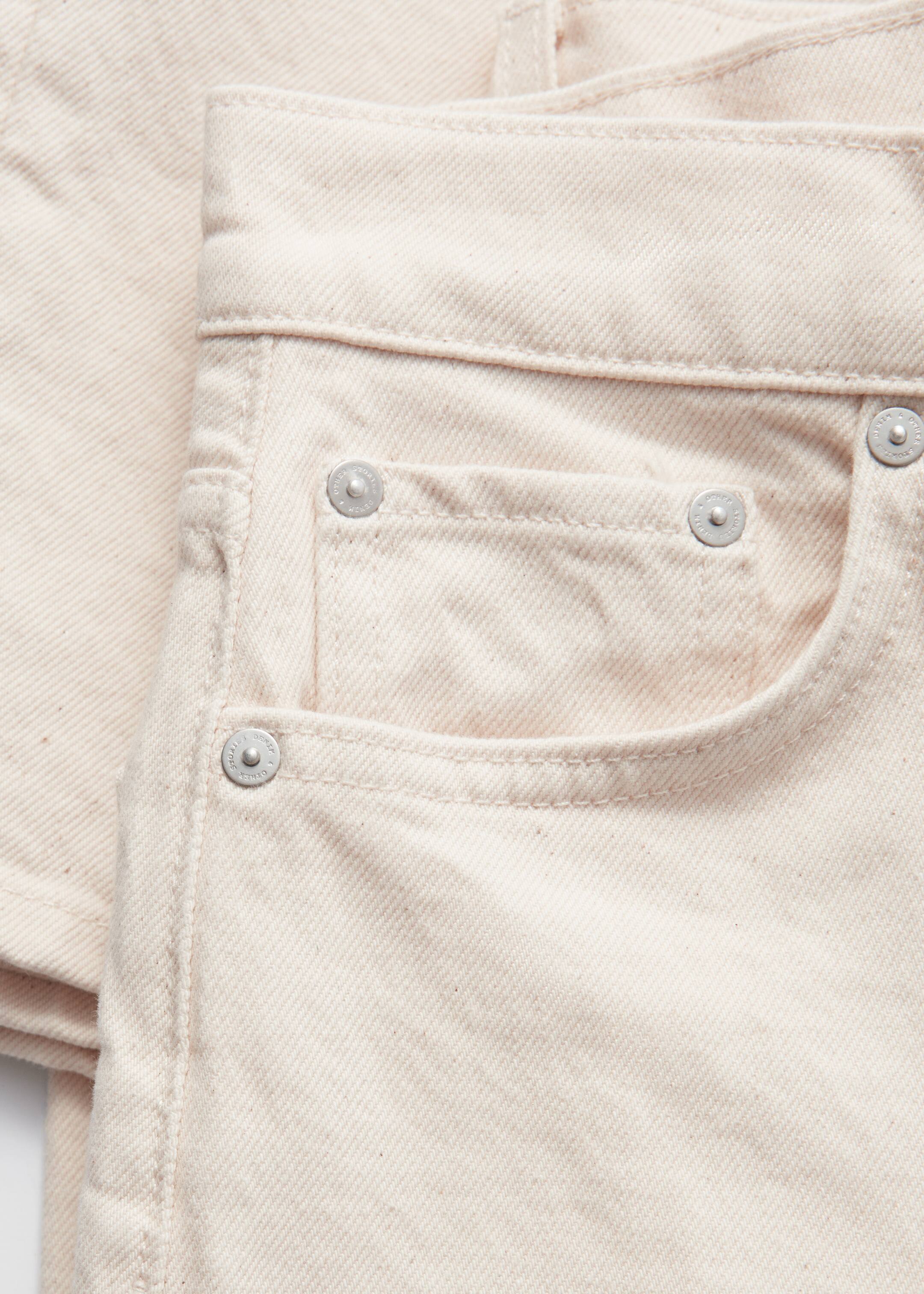 Ver imagen más grande: Vaqueros recortados de perneras anchas - Blanco - MUJER | H&M ES 2