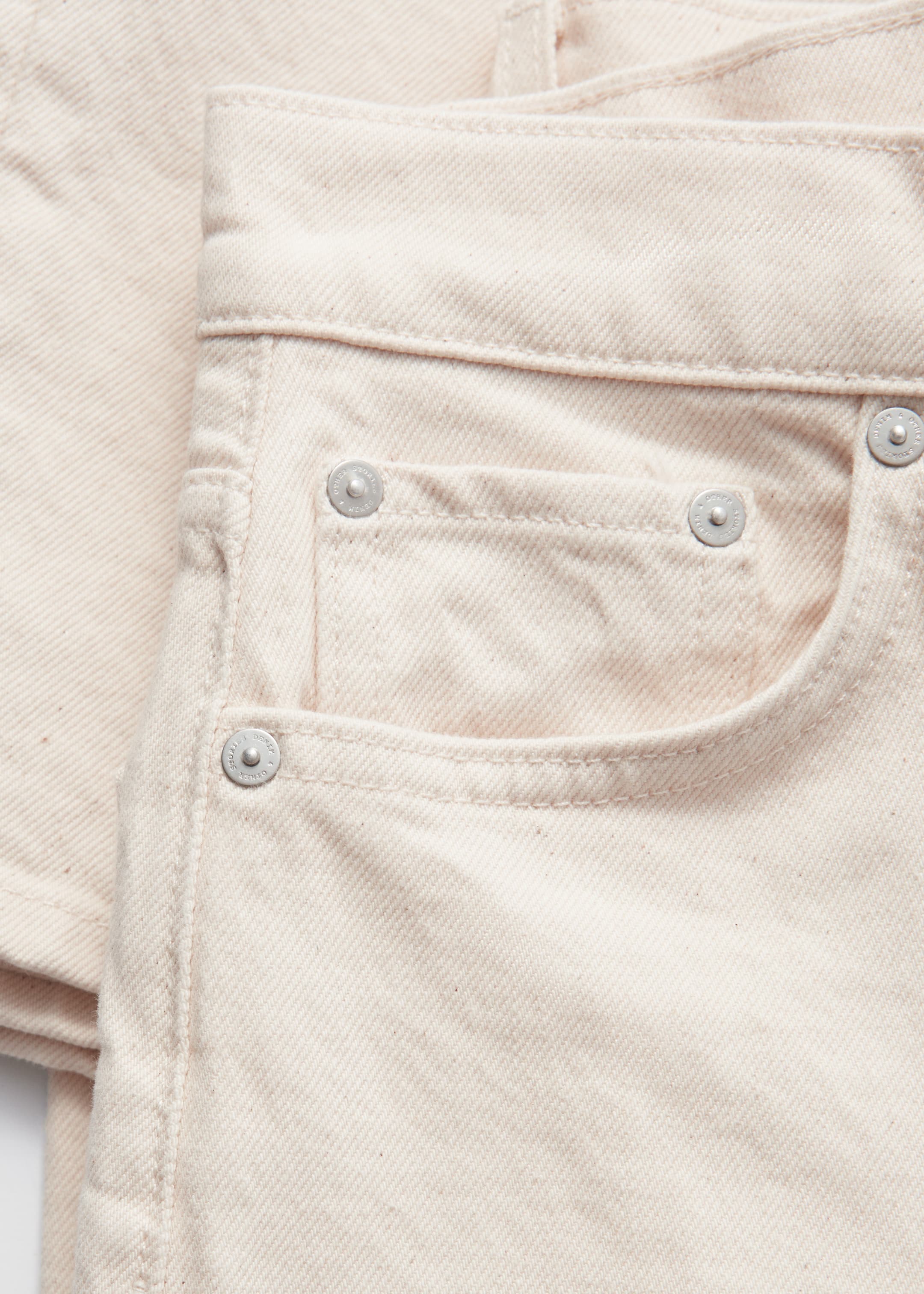 Grotere afbeelding bekijken: Cropped jeans met wijde pijpen - Wit - DAMES | H&M NL 2