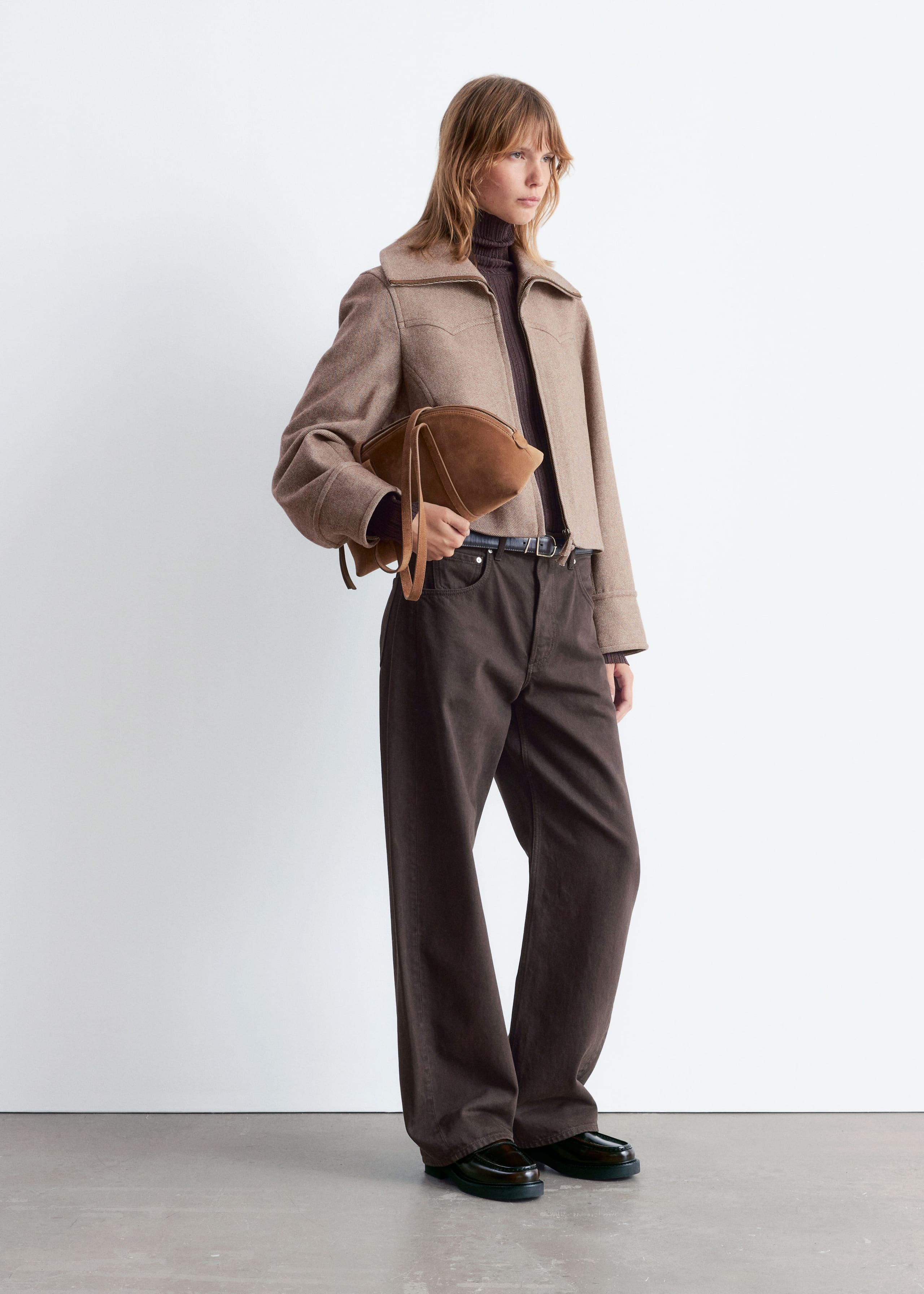 Image of Cropped Wool Jacket