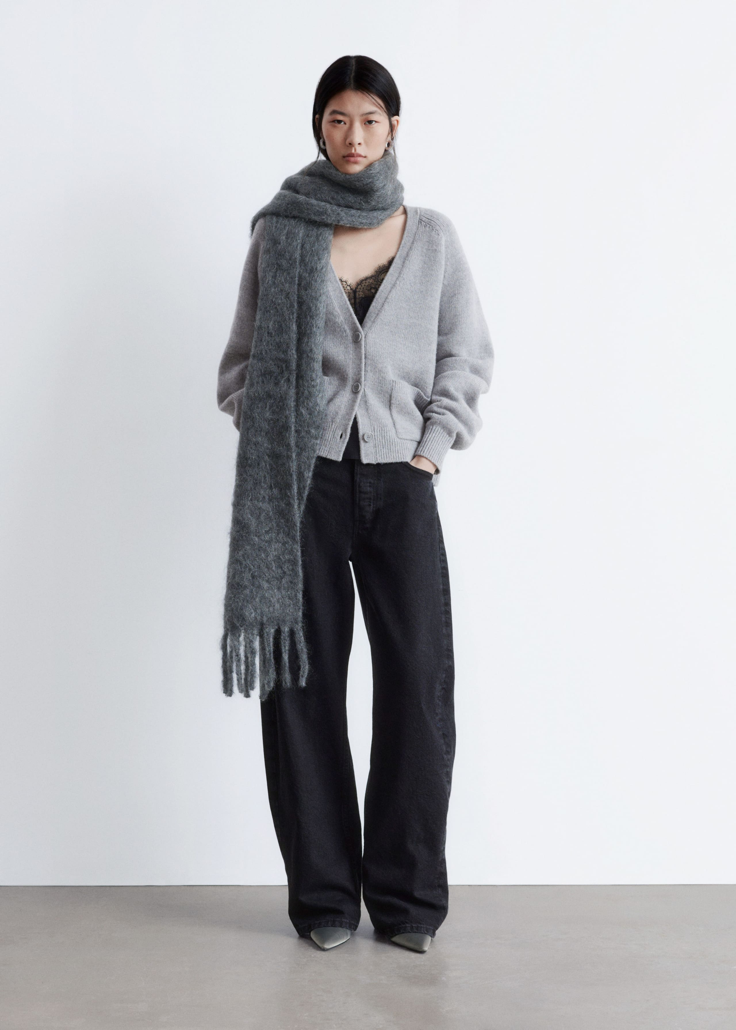 Image of Patch-Pocket Cardigan