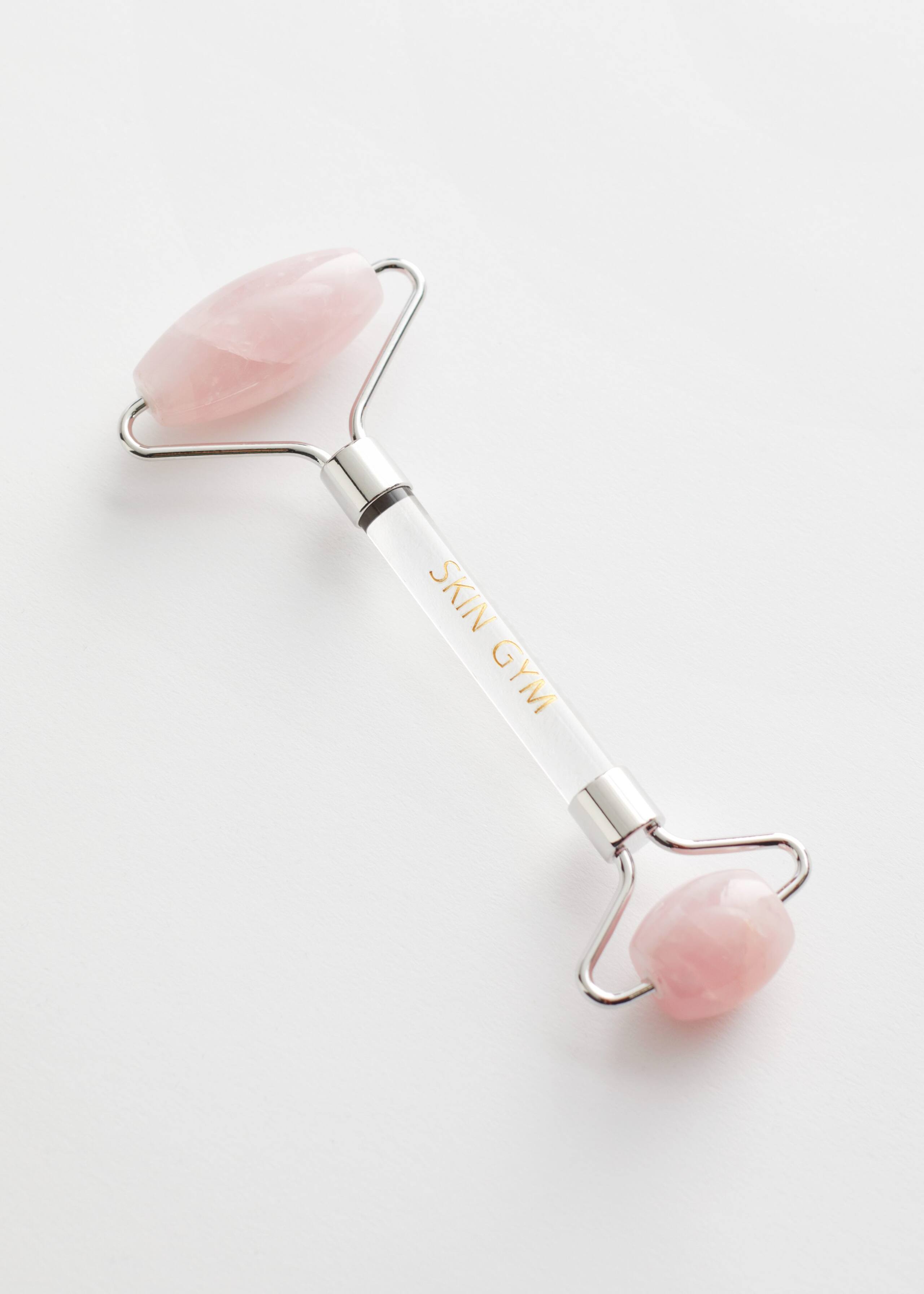 Skin Gym Rose Quartz Facial Roller - Skin Gym Rose Quartz Roller - Still Life