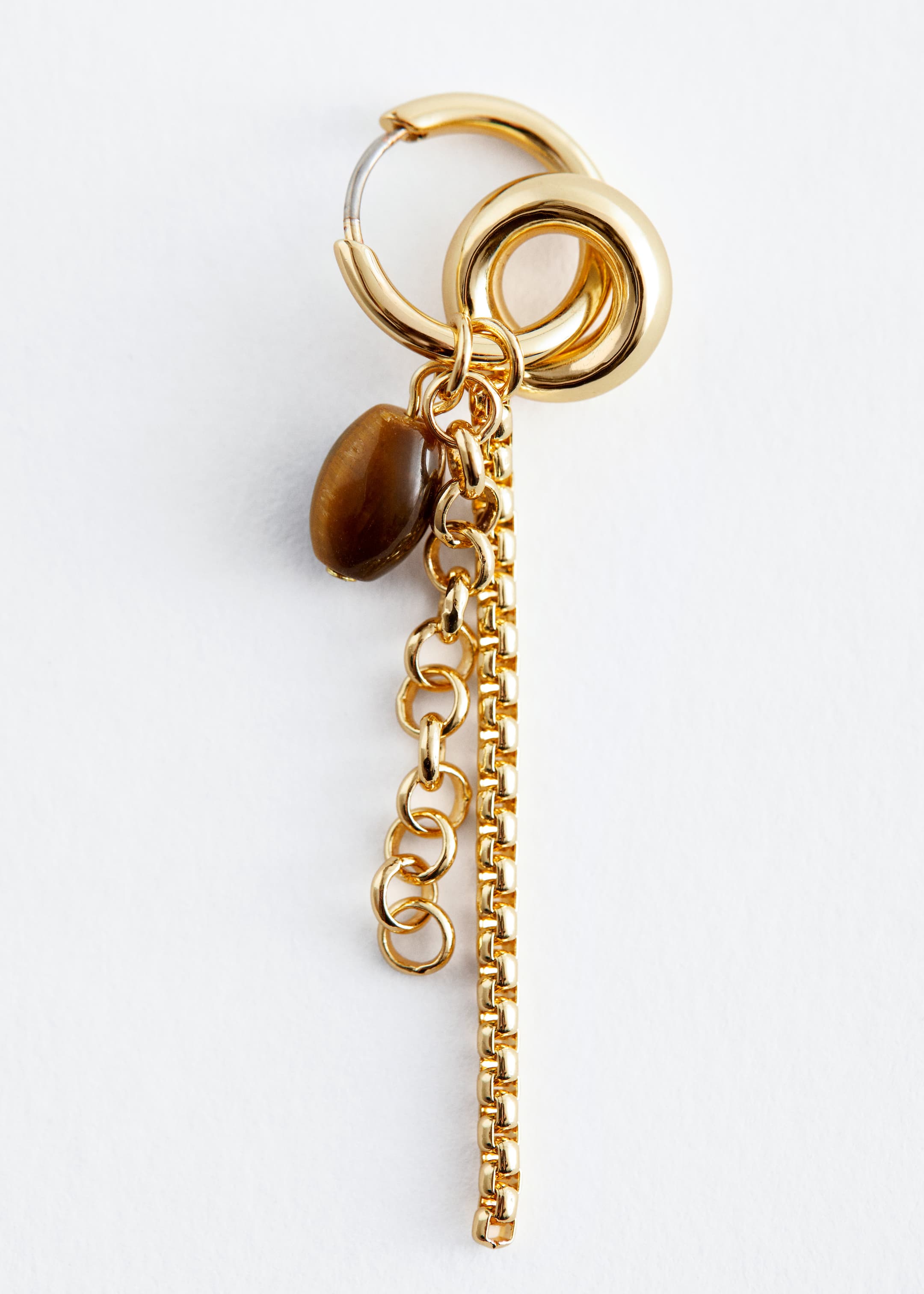 View larger image: Charm Hoop Earrings - Gold - Ladies | H&M GB 3