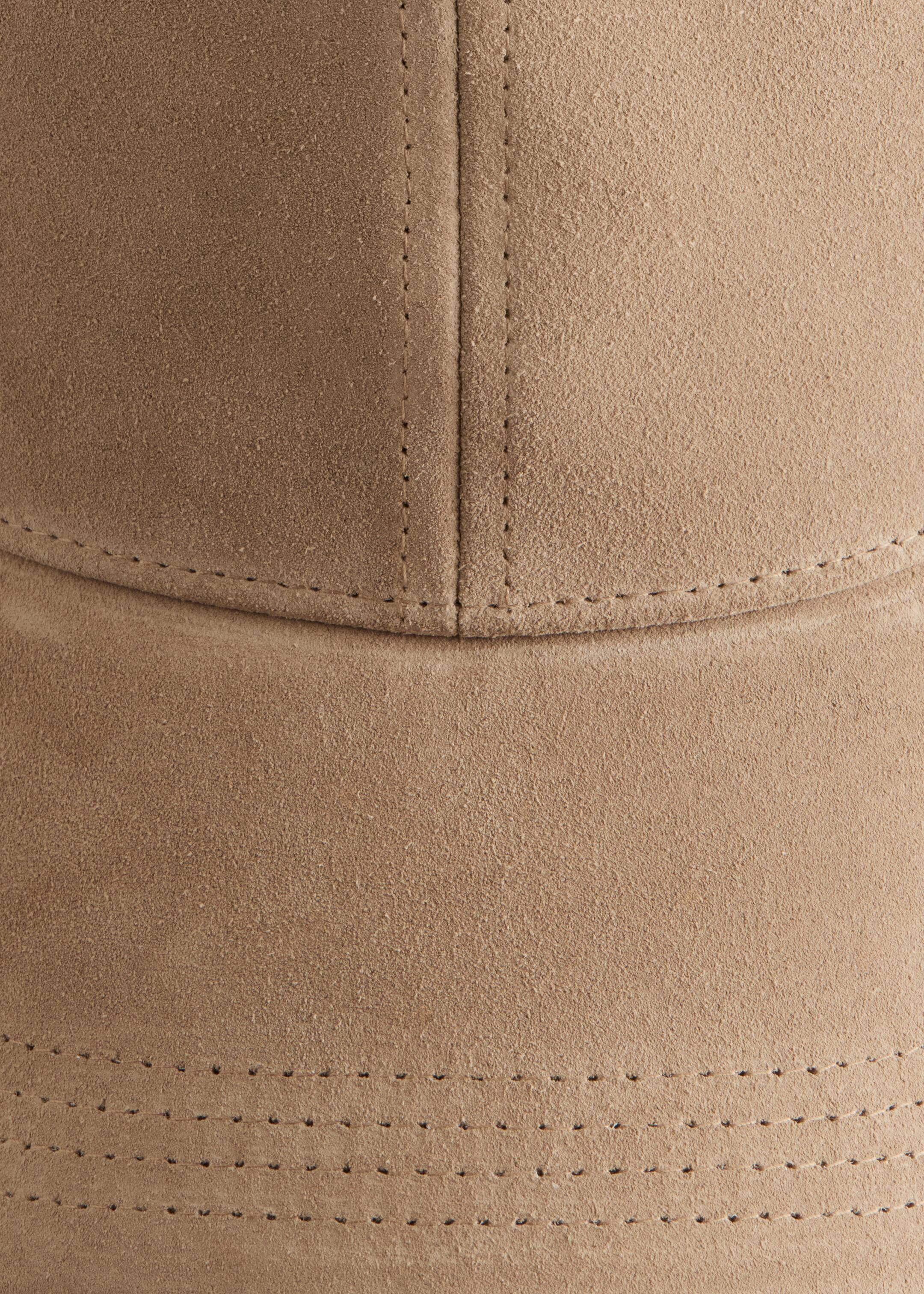 Agrandir l'image: Casquette en daim - Beige foncé - FEMME | H&M BE 3