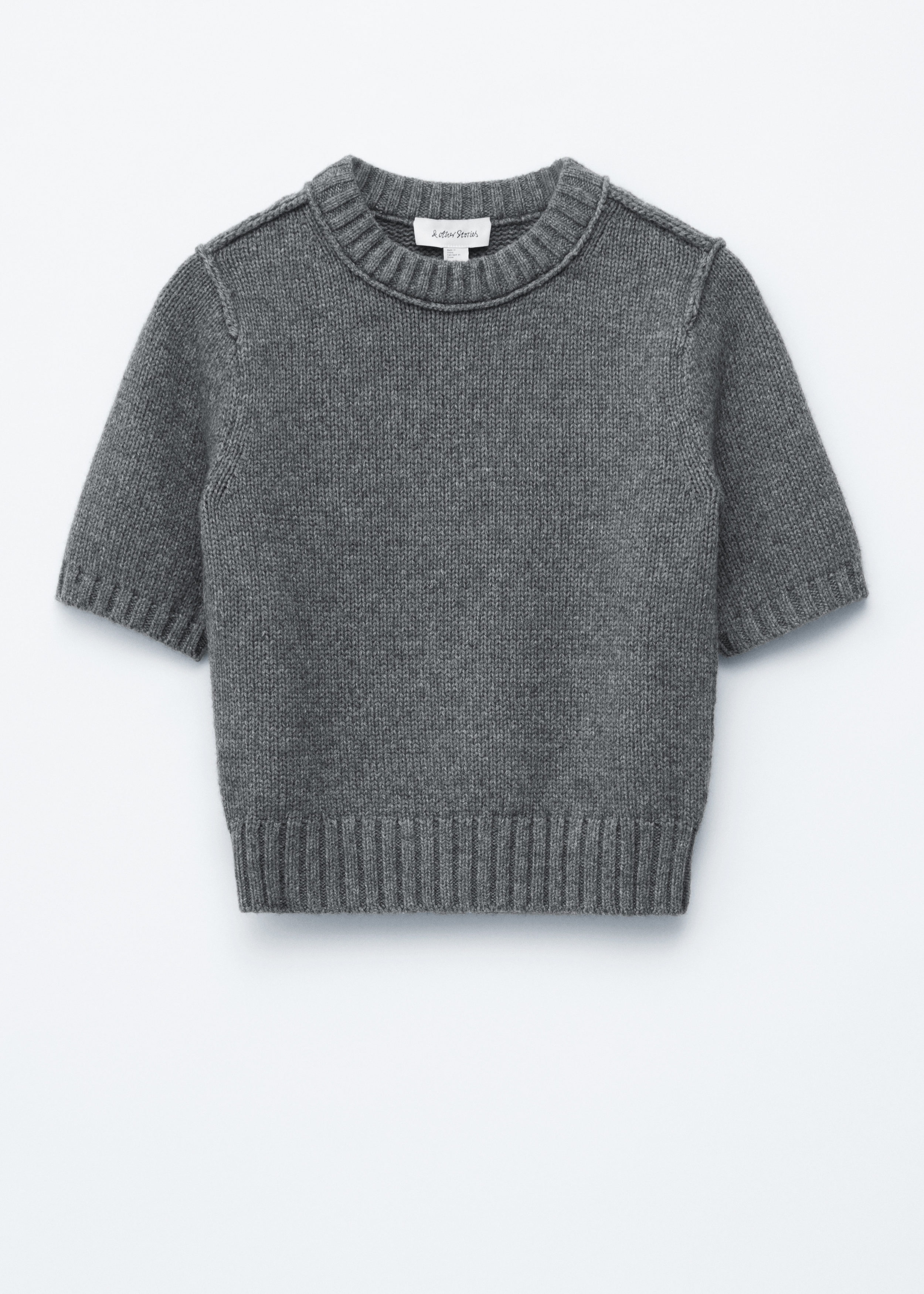 Rib-Knit T-shirt