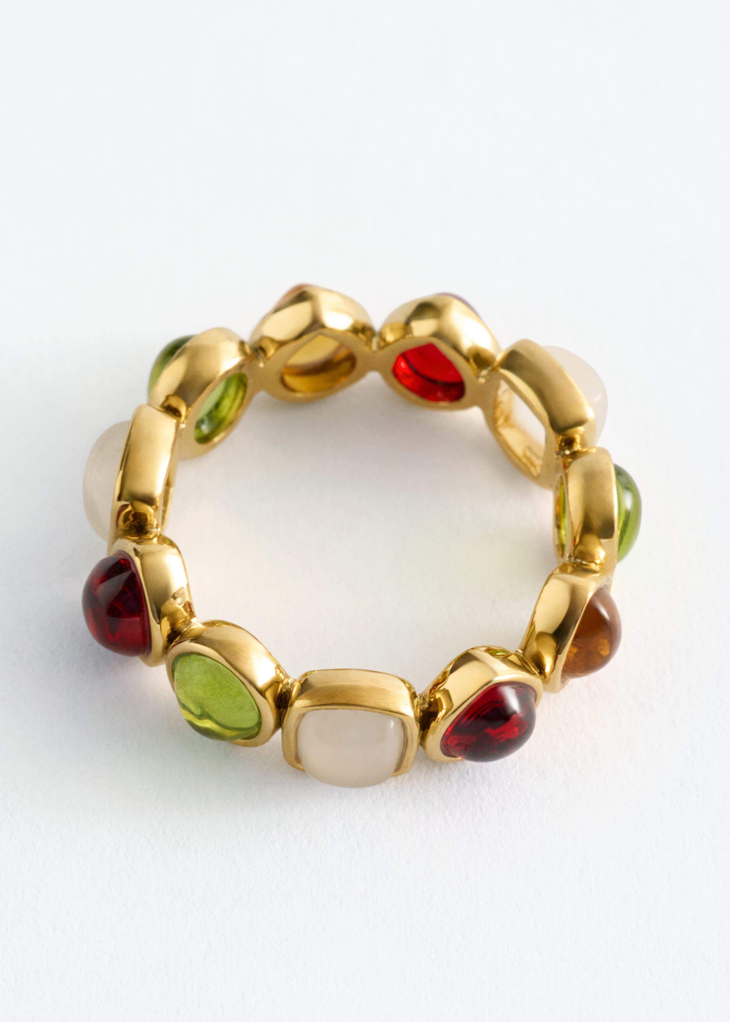 Image of Bague sculpturale à pierres