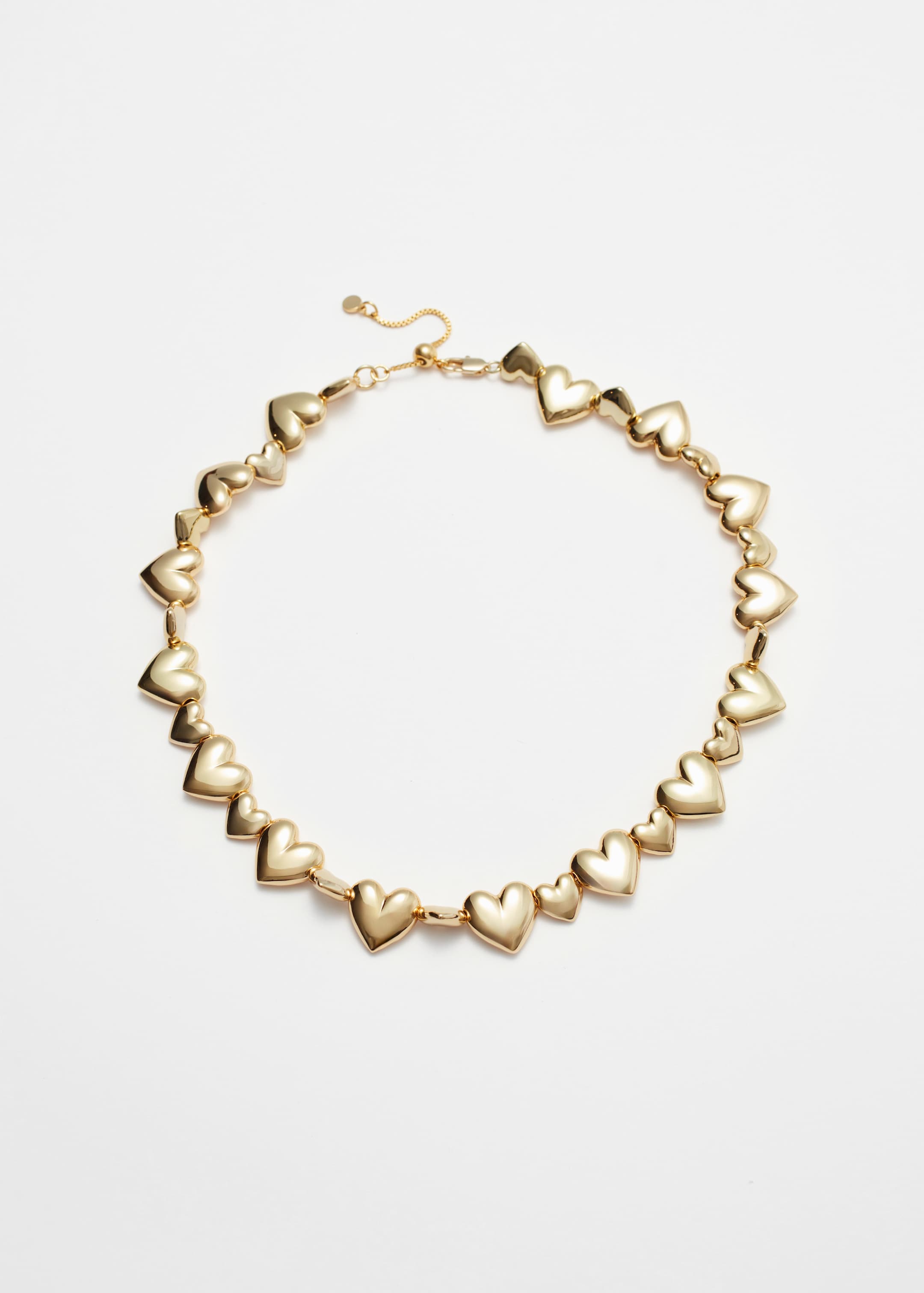 Ver imagem maior: Colar curto com corações - Dourado - SENHORA | H&M PT 1