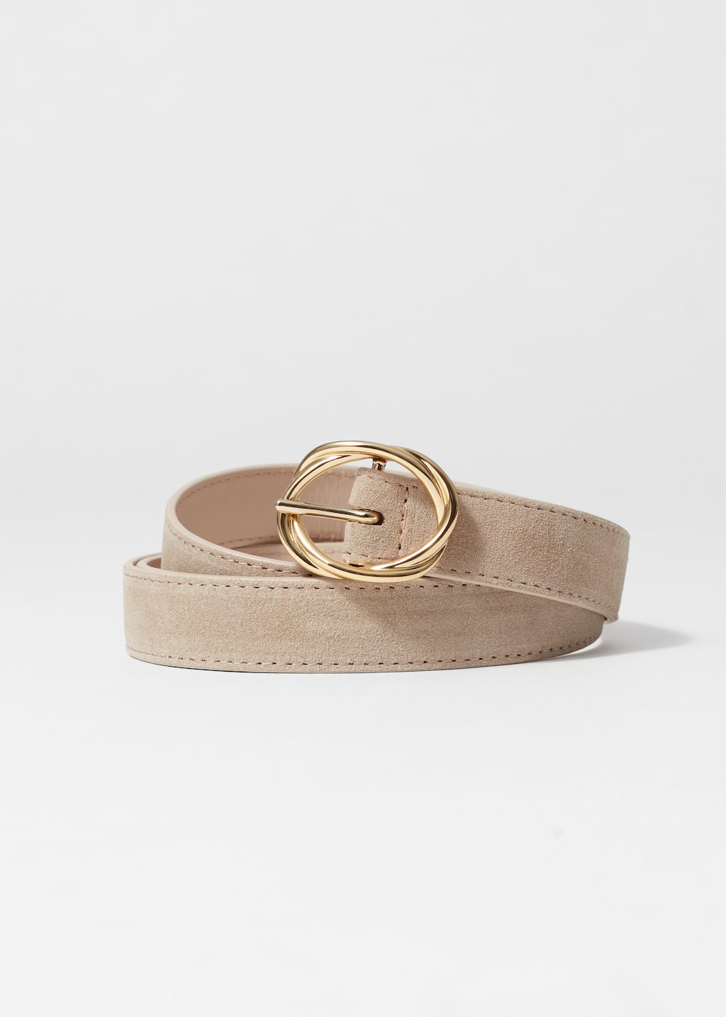Image of Knot-Buckle Leather Belt