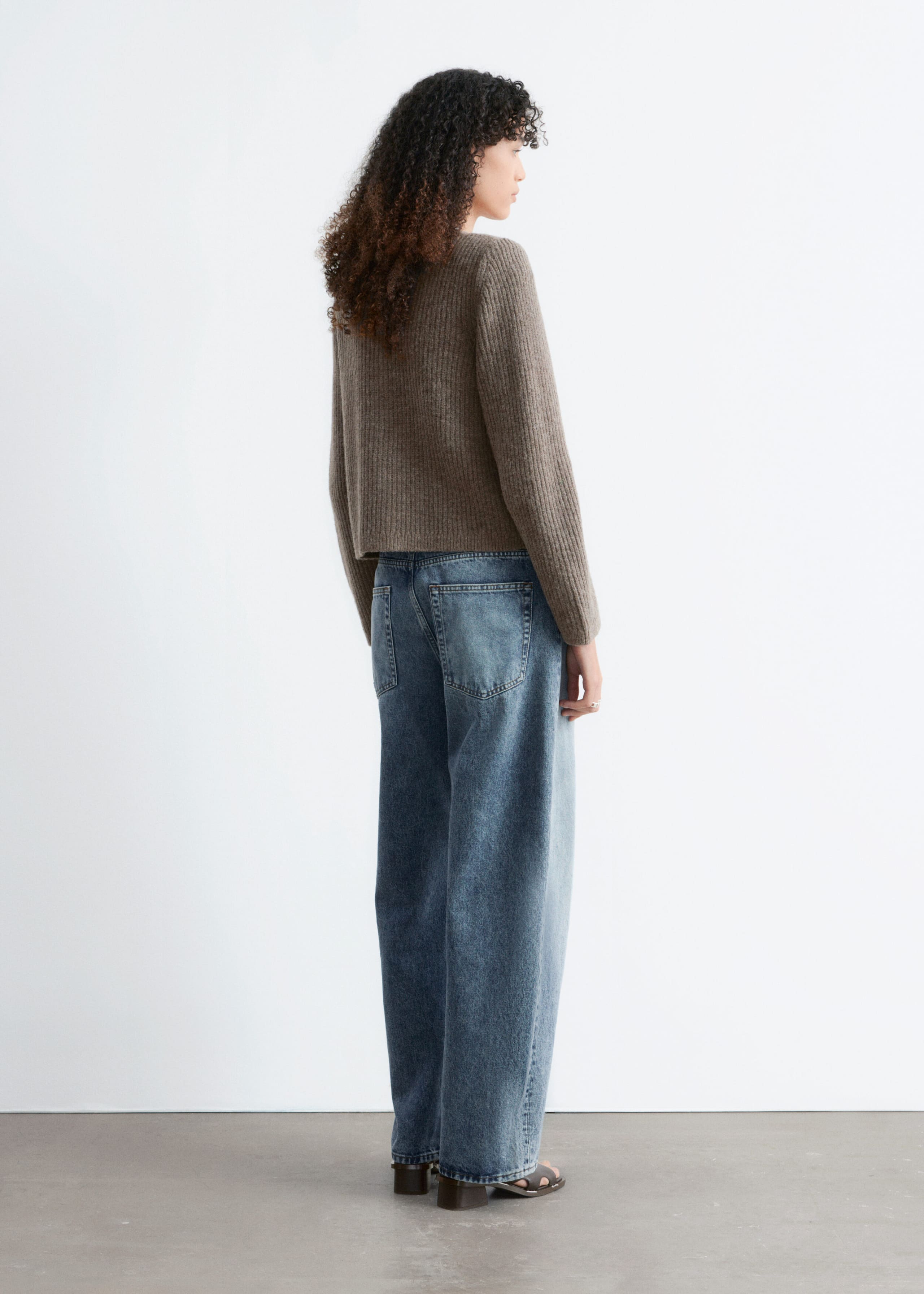 Image of Rippstrickjacke