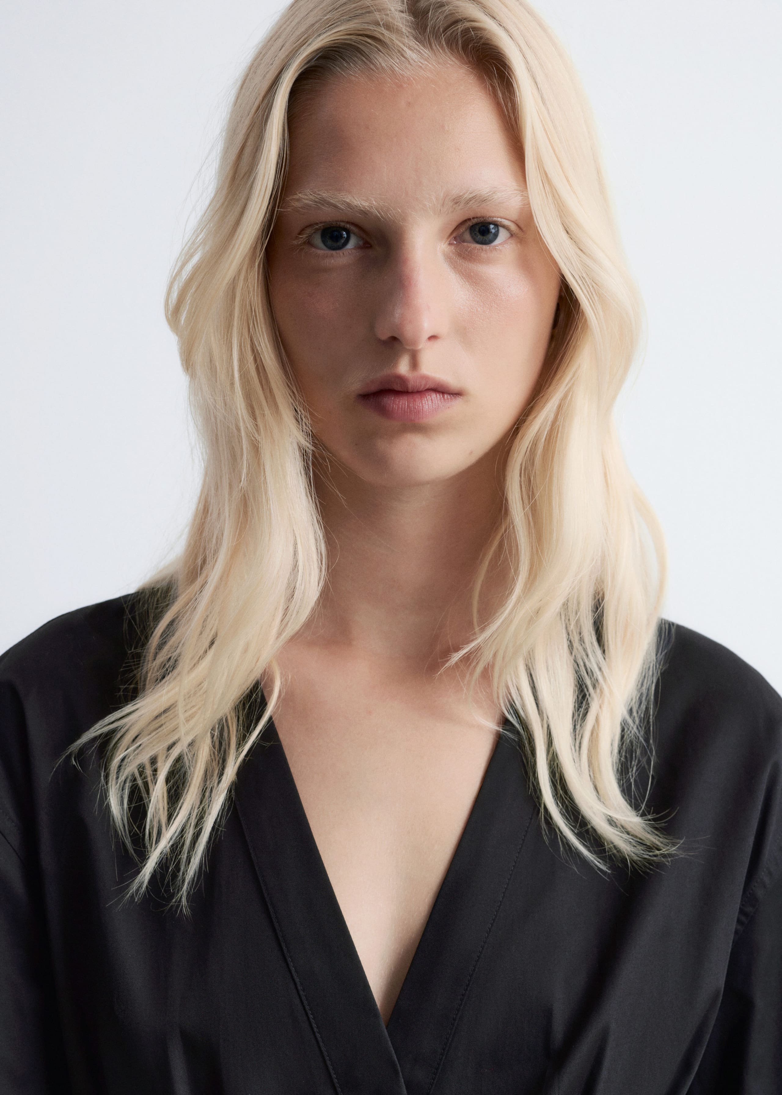 Image of Cotton Shirt Midi Dress