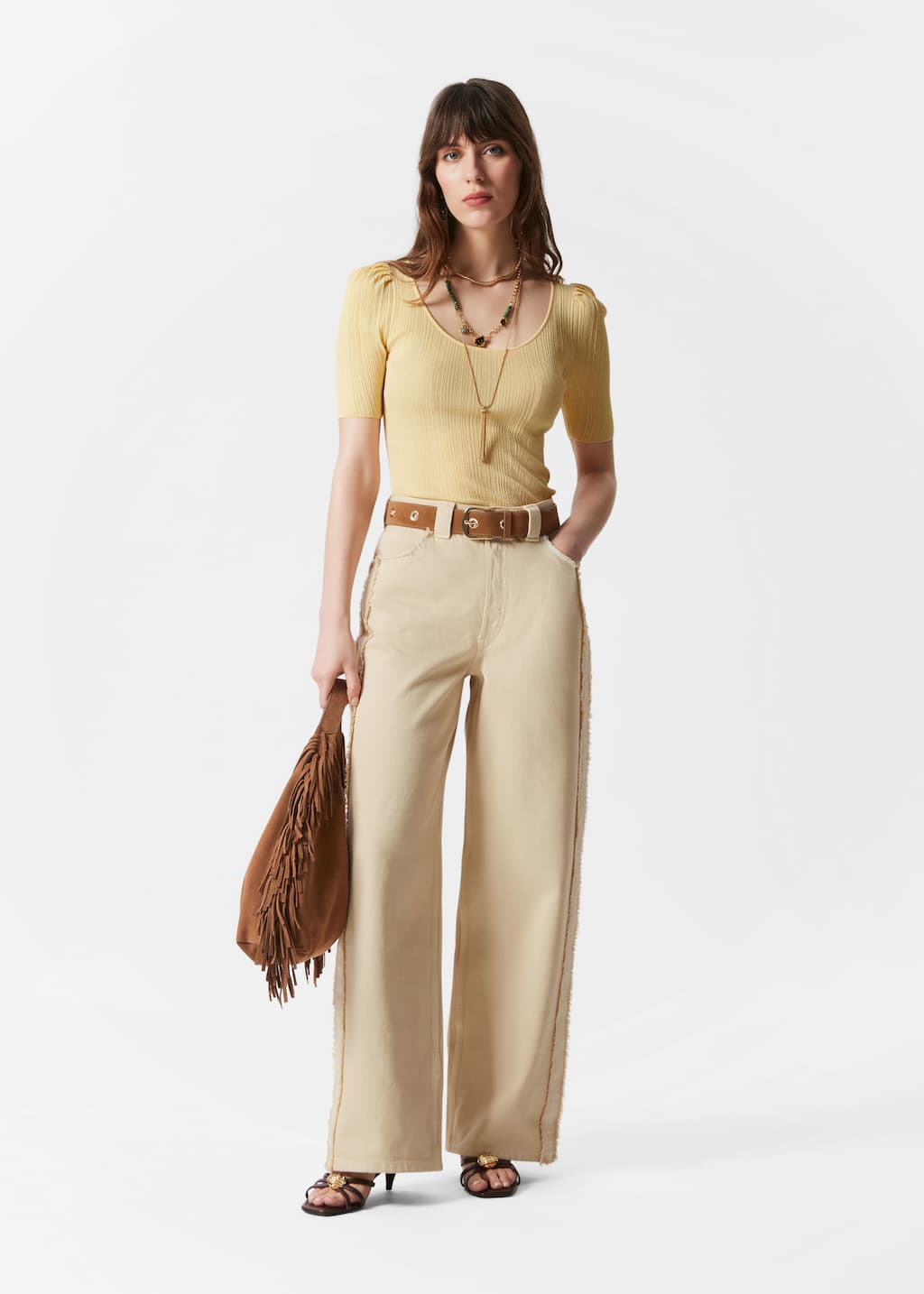 Image of Rib-Knit Top