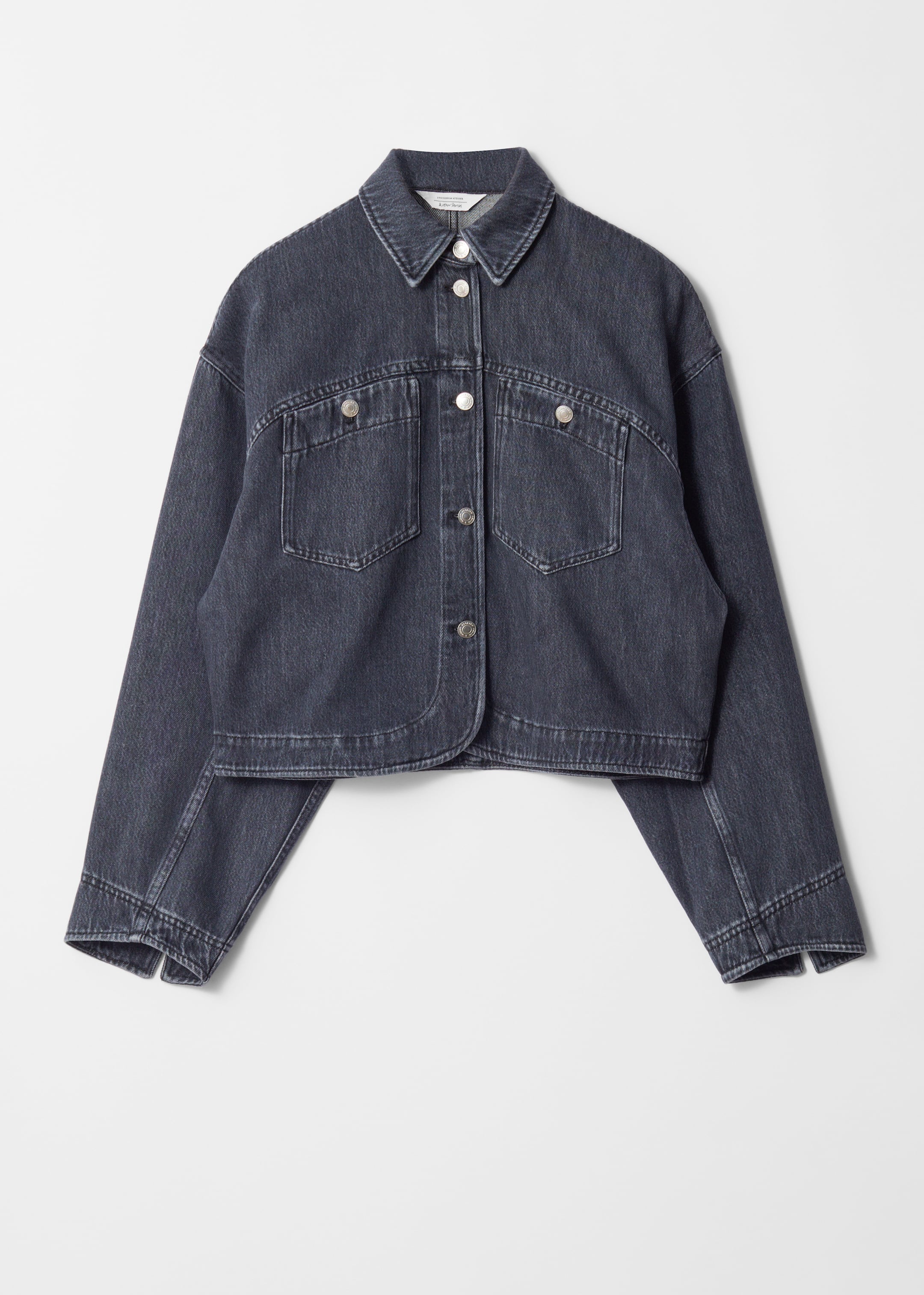 Größeres Bild anzeigen: Kastenförmige Jeansjacke - Schwarz - Ladies | H&M AT 1