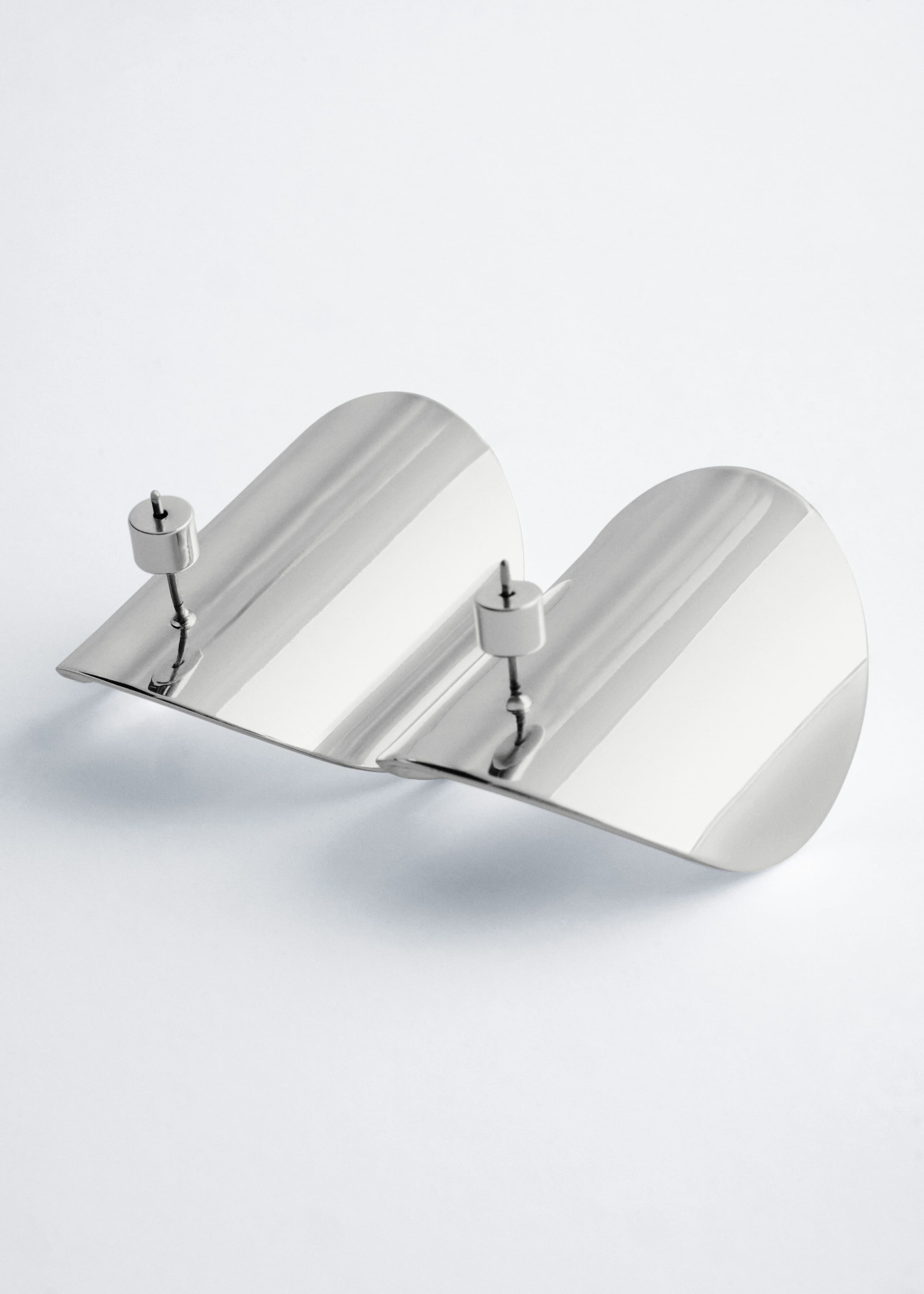 Sculptural Panel Earrings - {{variantName}} - Descriptive Detail
