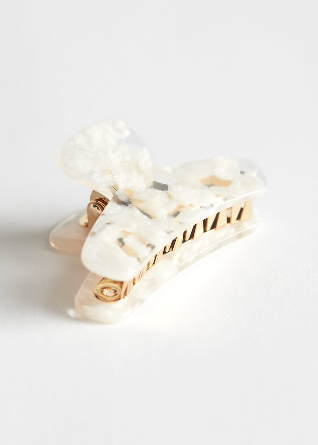 Clouded Acetate Hair Grip