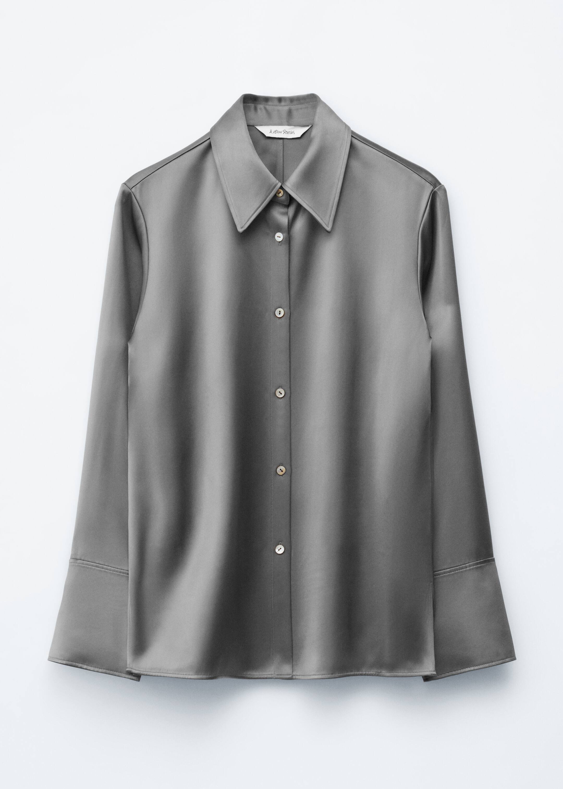 Visualizza immagine più grande: Camicia in raso - Grigio - DONNA | H&M IT 2
