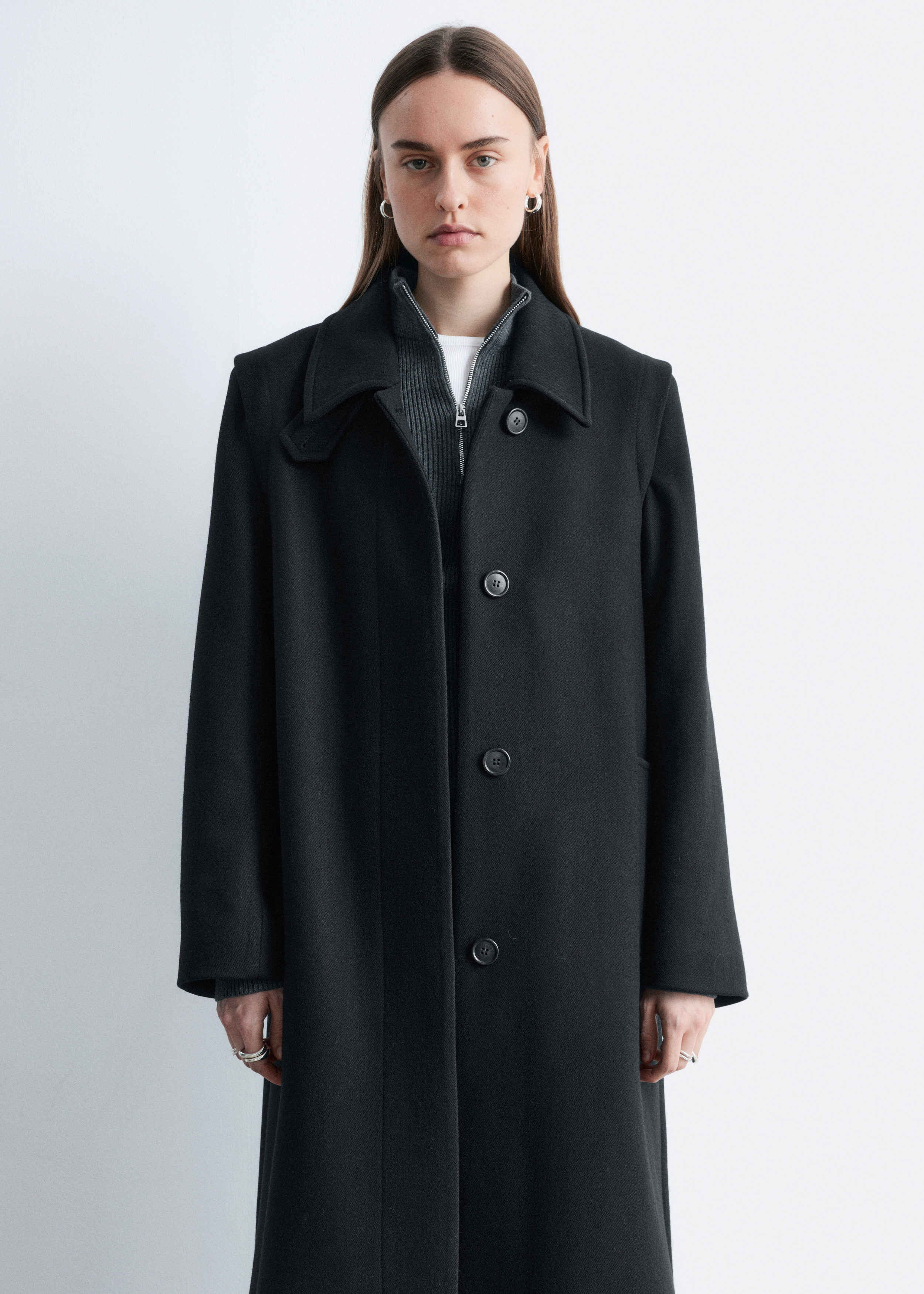 Wool Maxi Coat - Black - Coats - & Other Stories US